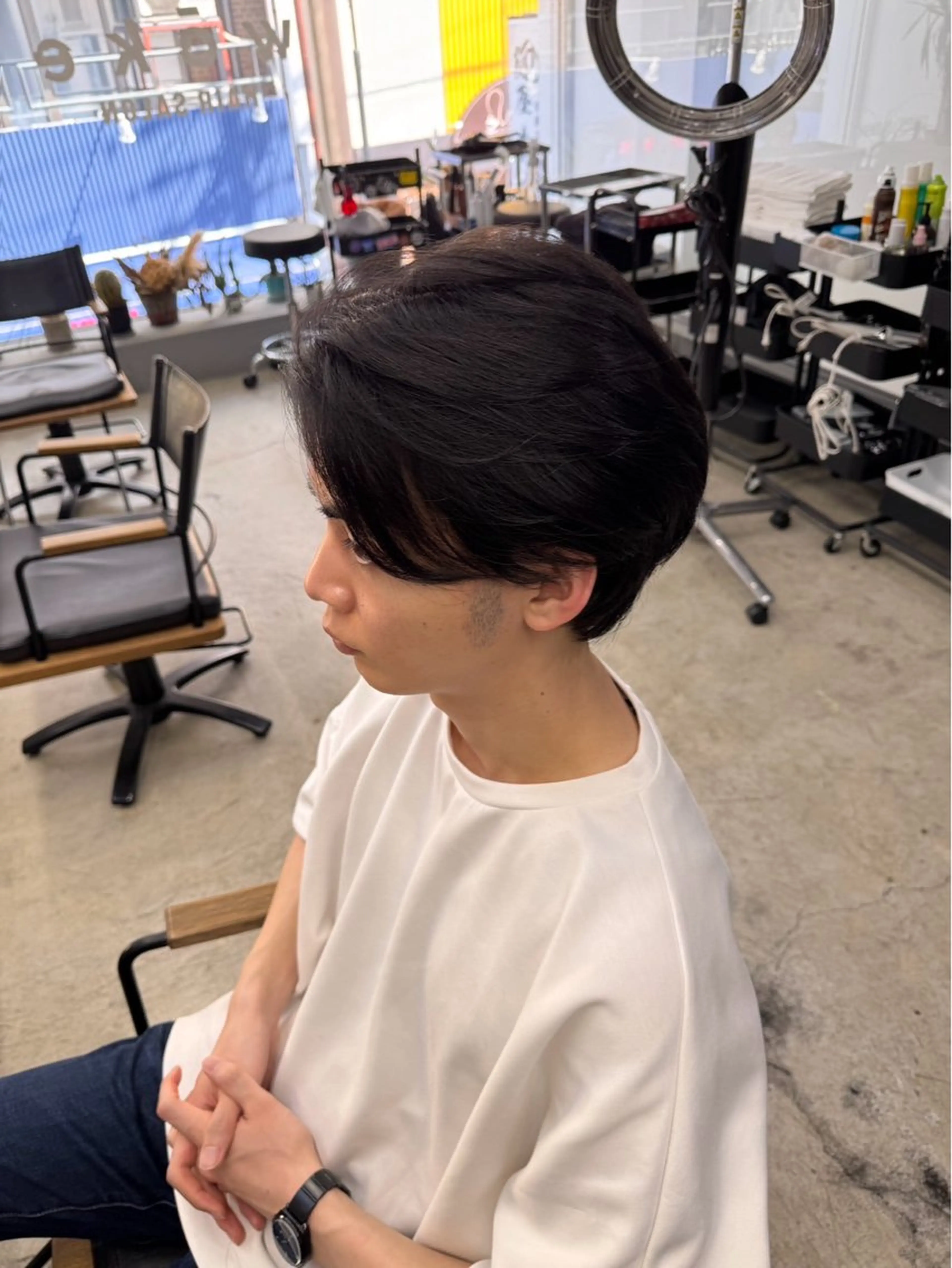 ショート メンズ カット ヘッドスパ メンズ専門サロン wokeのヘアスタイル