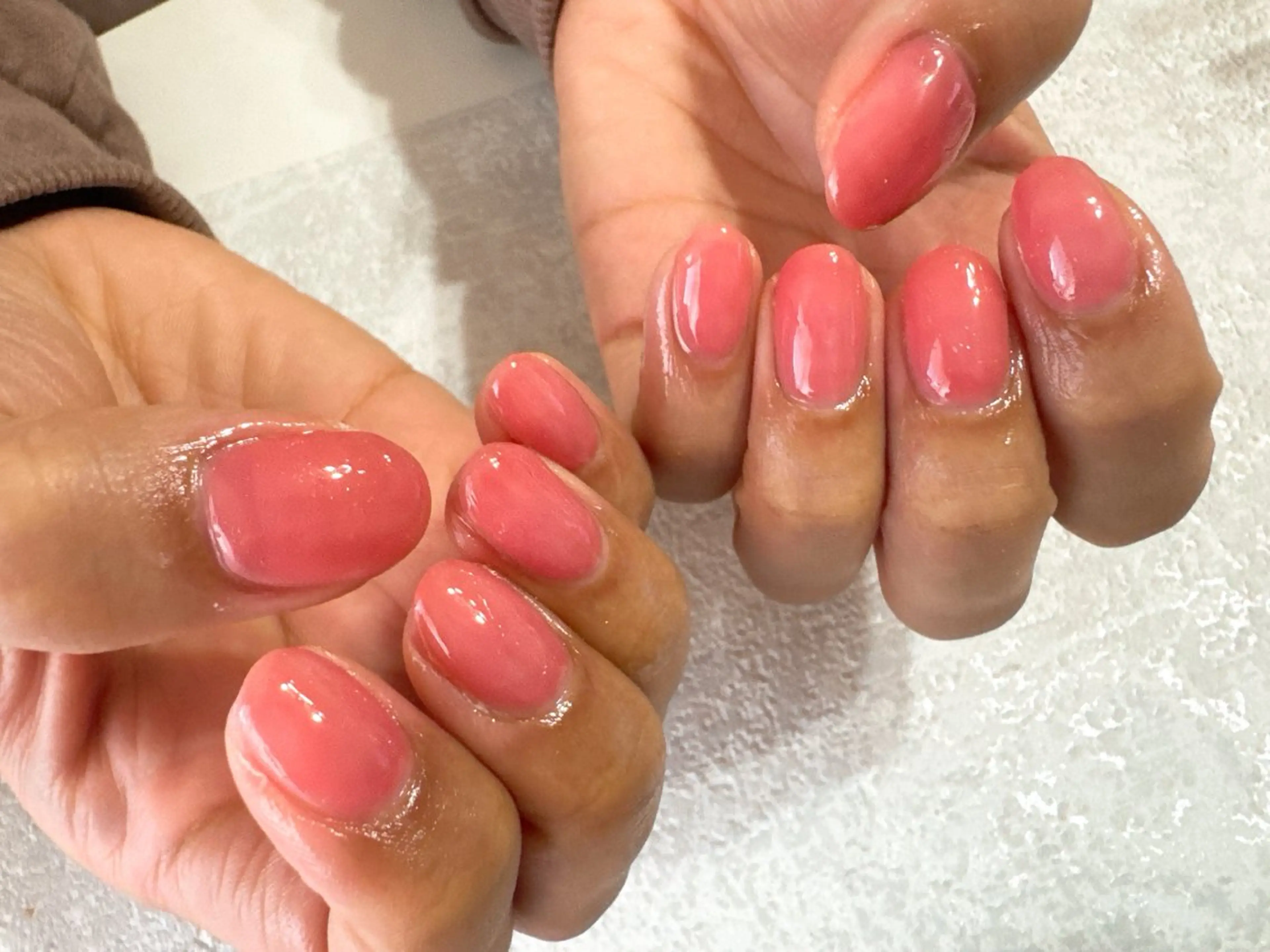 ネイル オーロラネイル フットネイル フレンチネイル ジェルネイル 韓国ネイル kikinail 溝の口のネイルデザイン