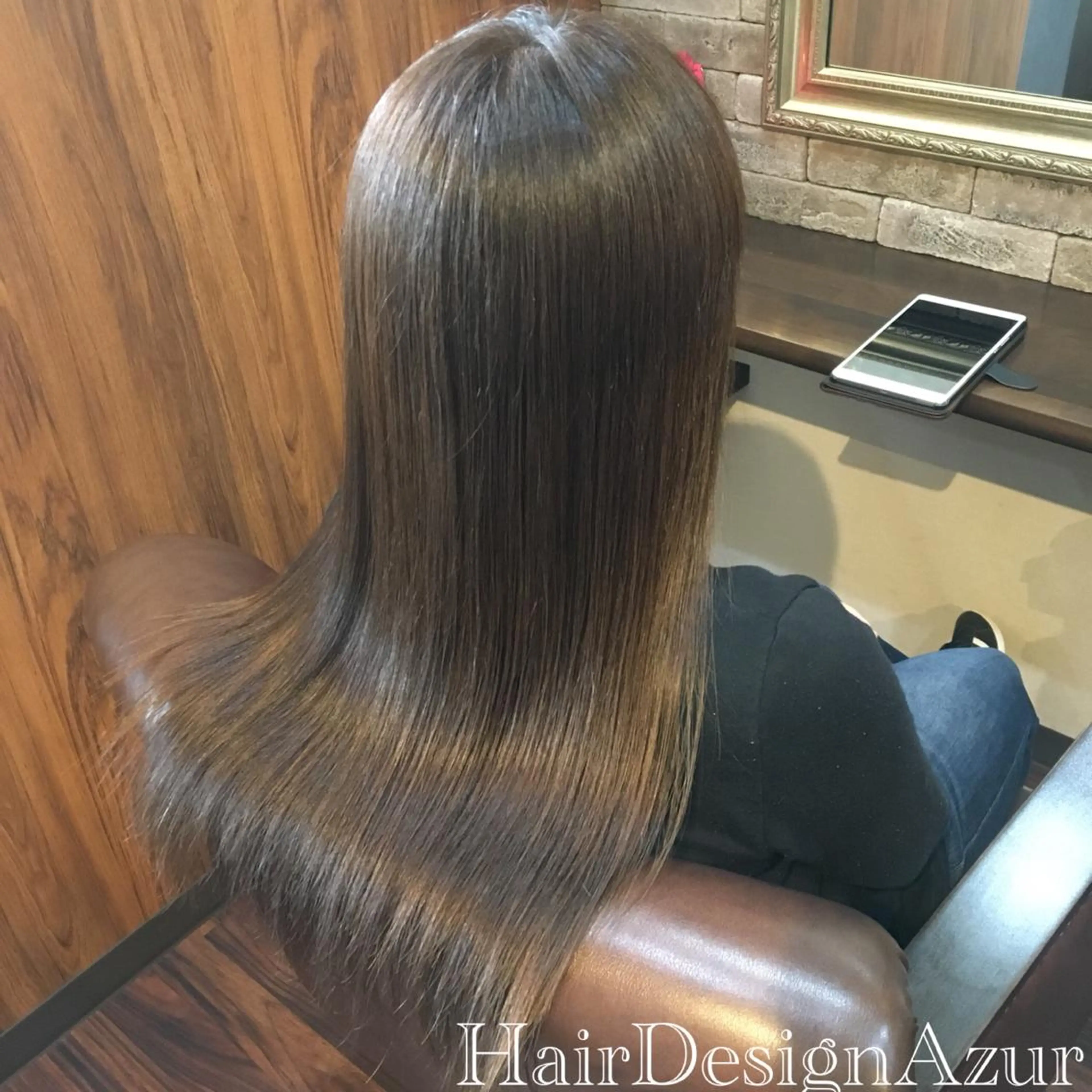 ロング カラー HairDesign Azurのヘアスタイル