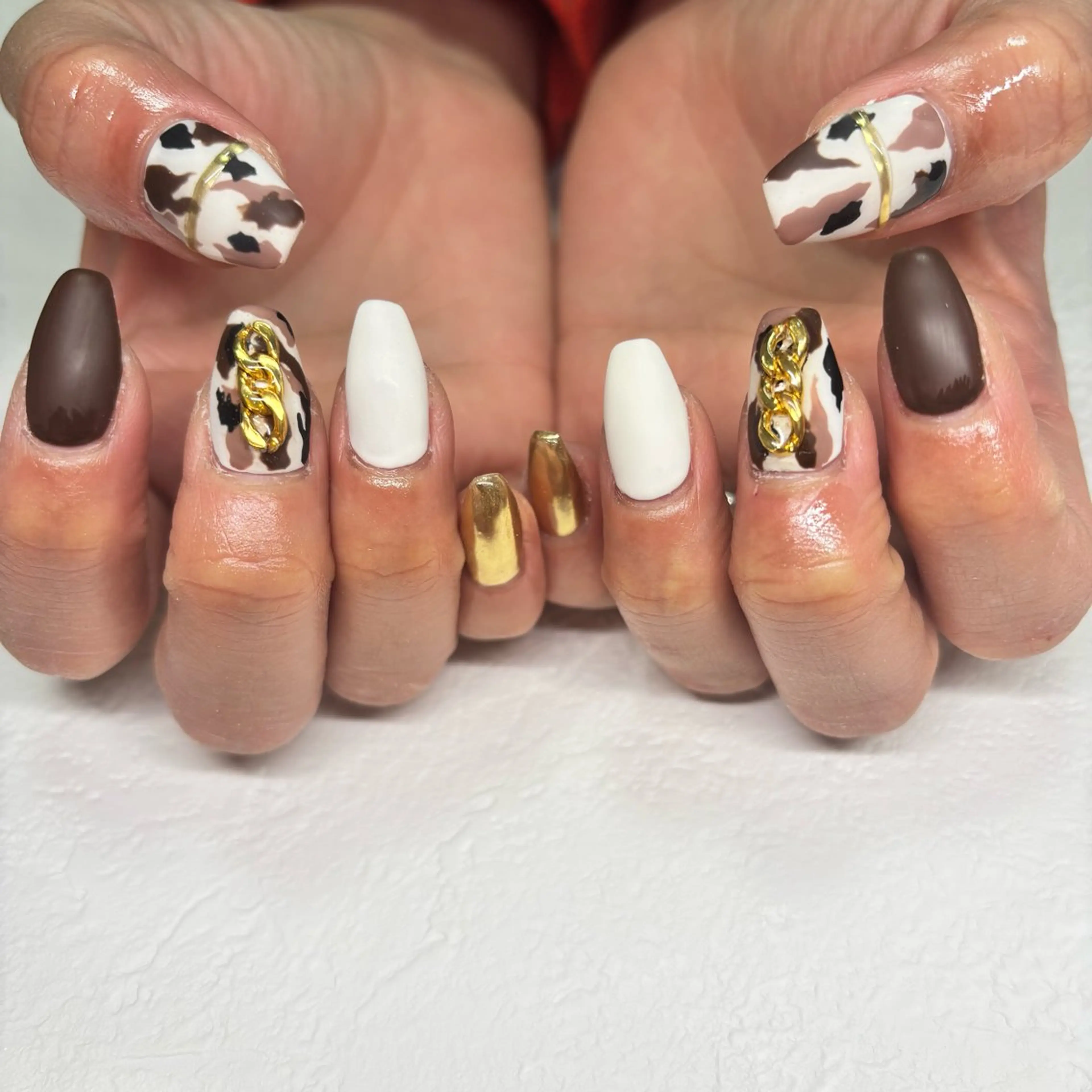 ネイル ハンドネイル RE💟N.NAIL ラテン系お姉さんのネイルデザイン