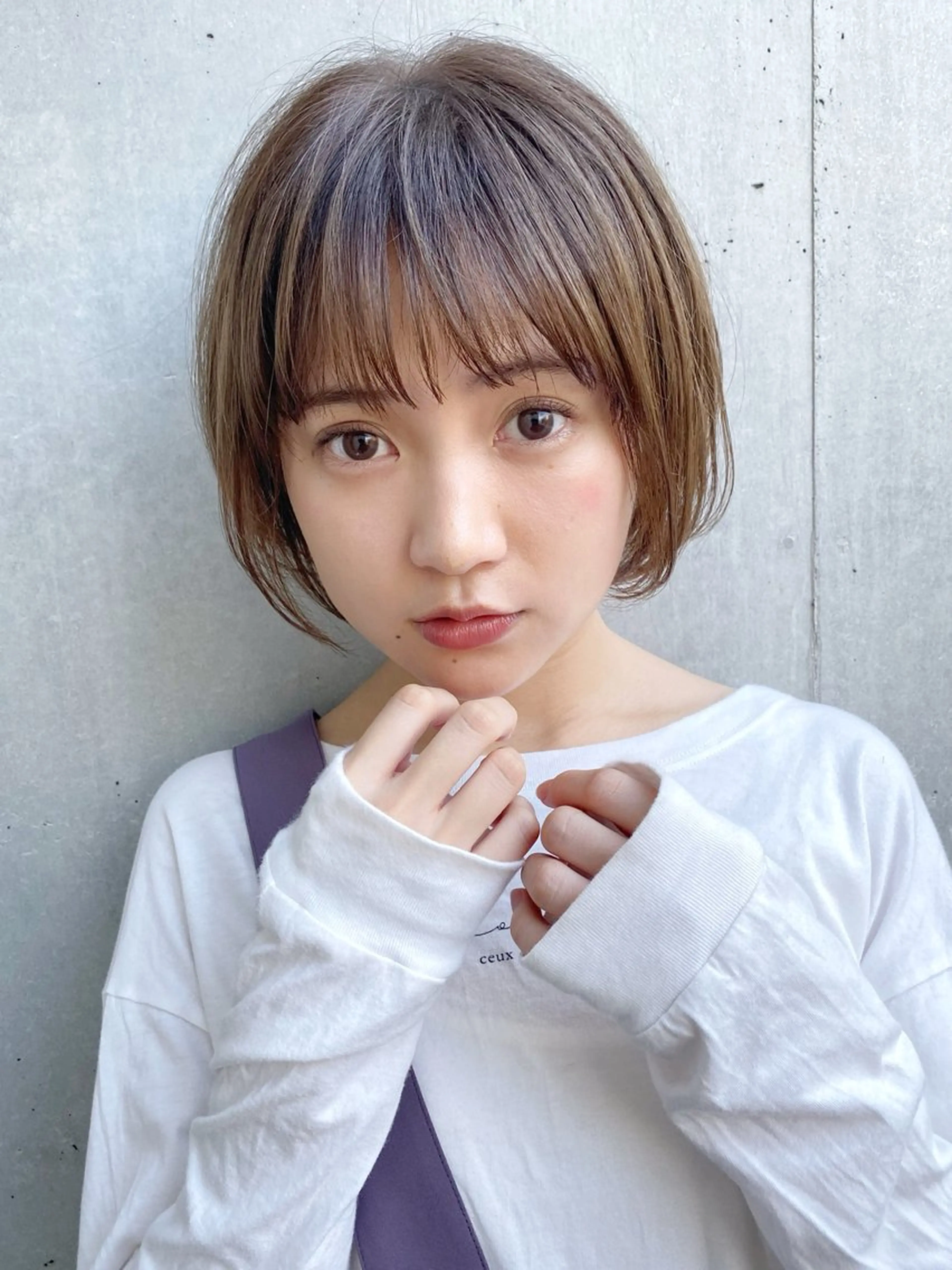 ショート カラー ショートボブ ベージュカラー 透明感カラー ボブ ショートヘア カット ヘアカラー トリートメント GO TODAY SHAiRE SALON Arc店所属・🉐メンズヘア特化 men's/ケンイチのヘアスタイル