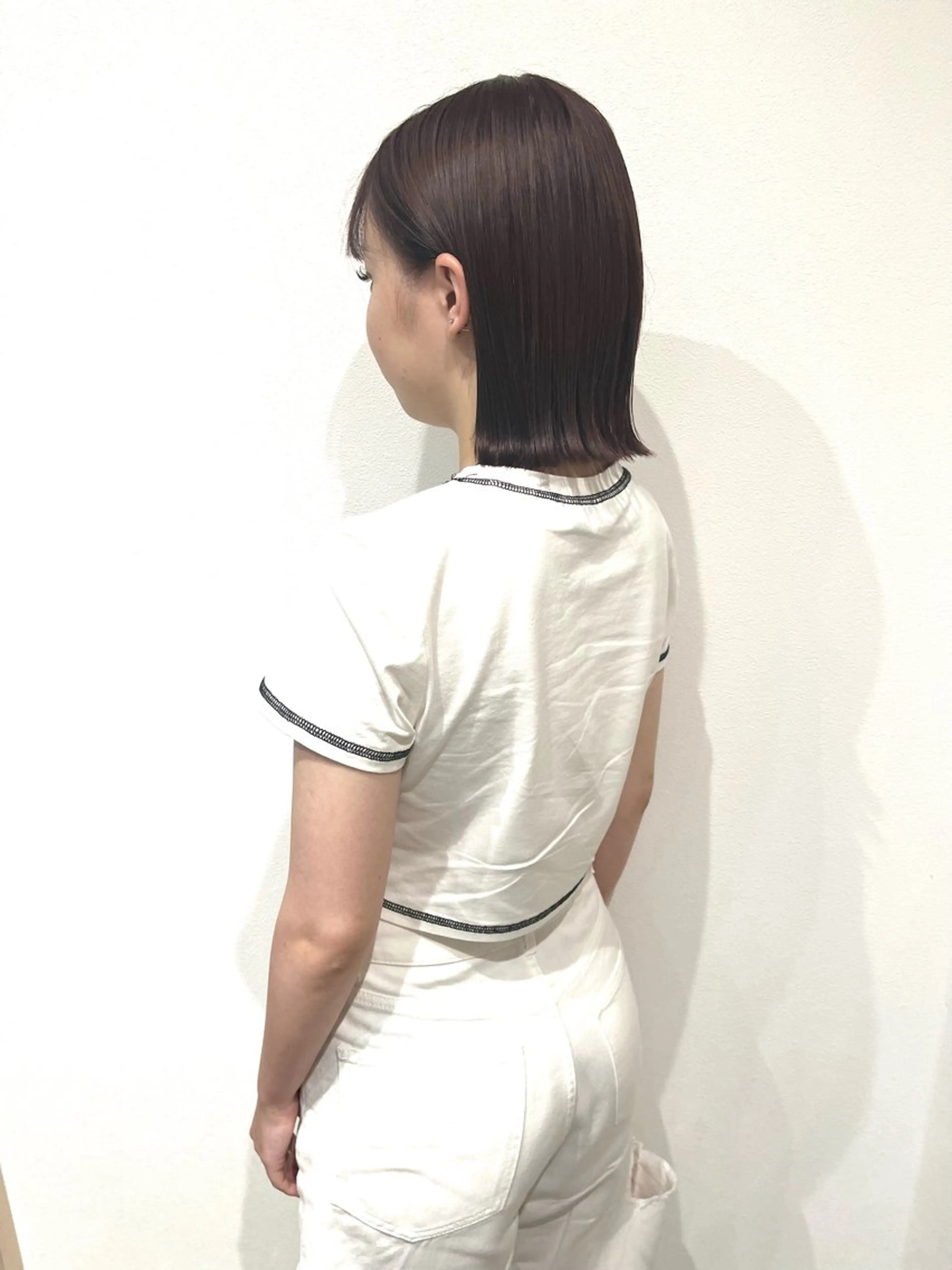 ショート カット ヘアカラー トリートメント MYRTLE TSUNODAのヘアスタイル
