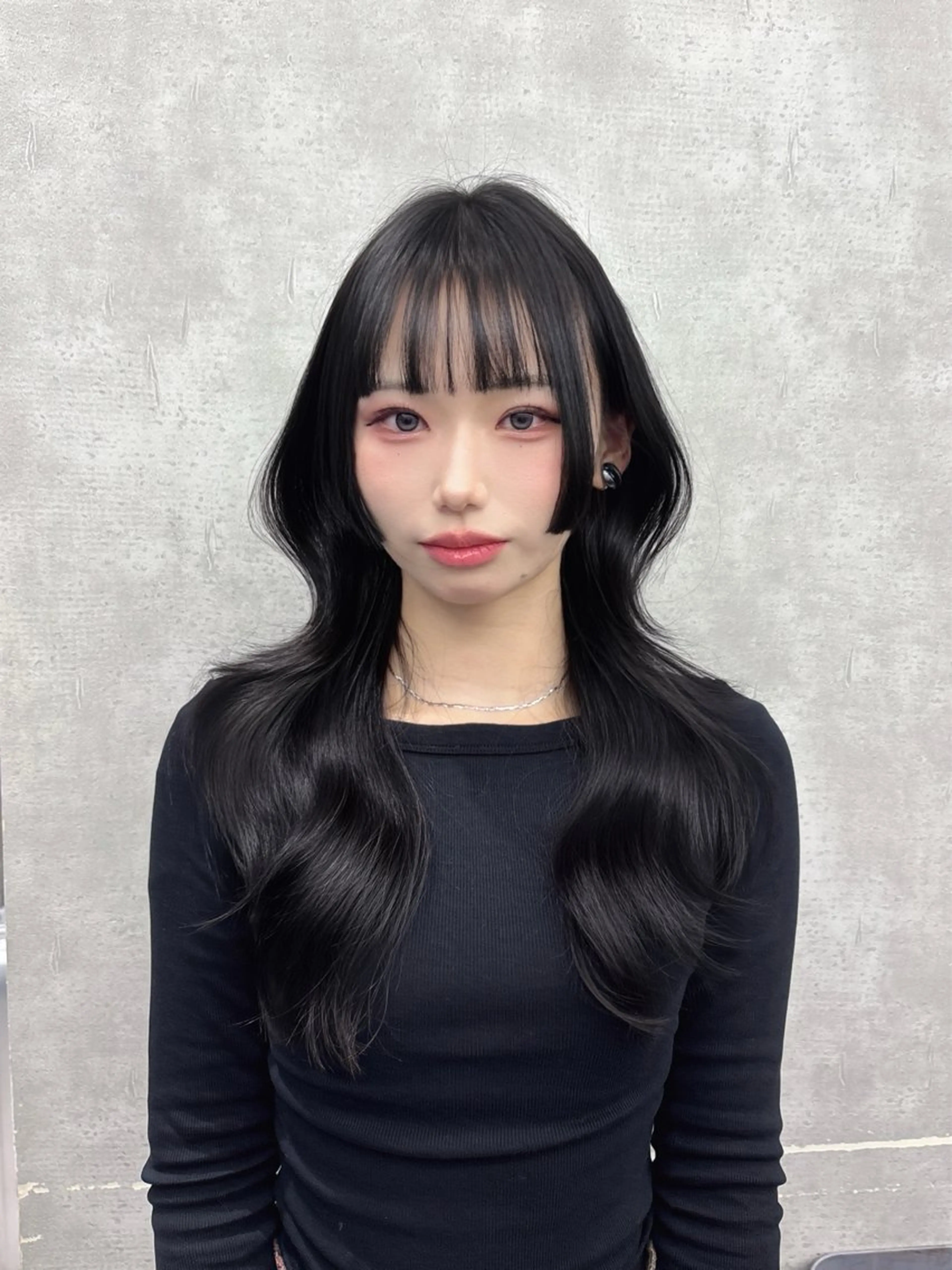 ロング 網紅ヘア♡中韓mix 🥀艶カラー/あいりのヘアスタイル