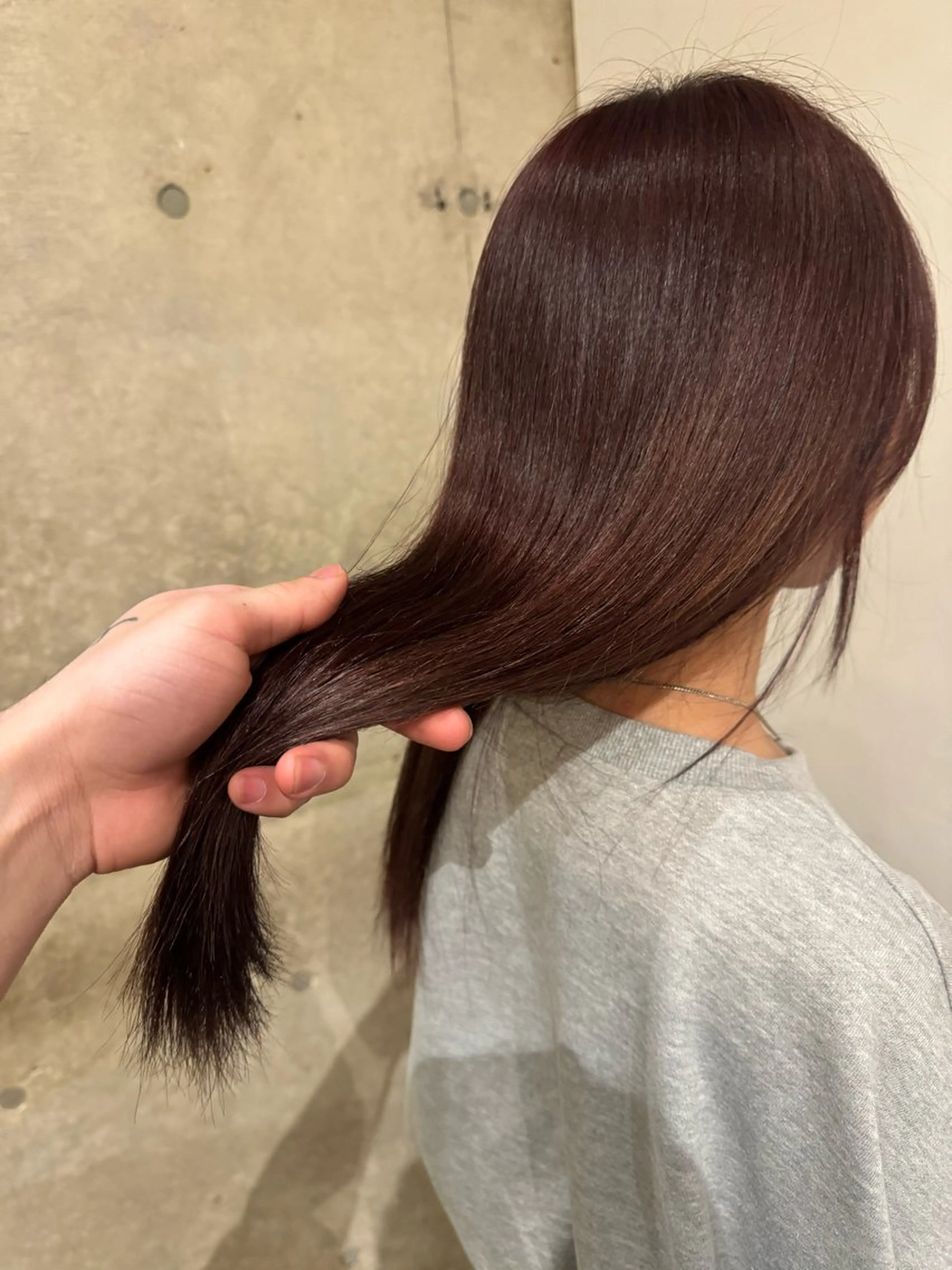 ミディアム 髪質改善 Luxe表参道 髪質改善　奈良のヘアスタイル