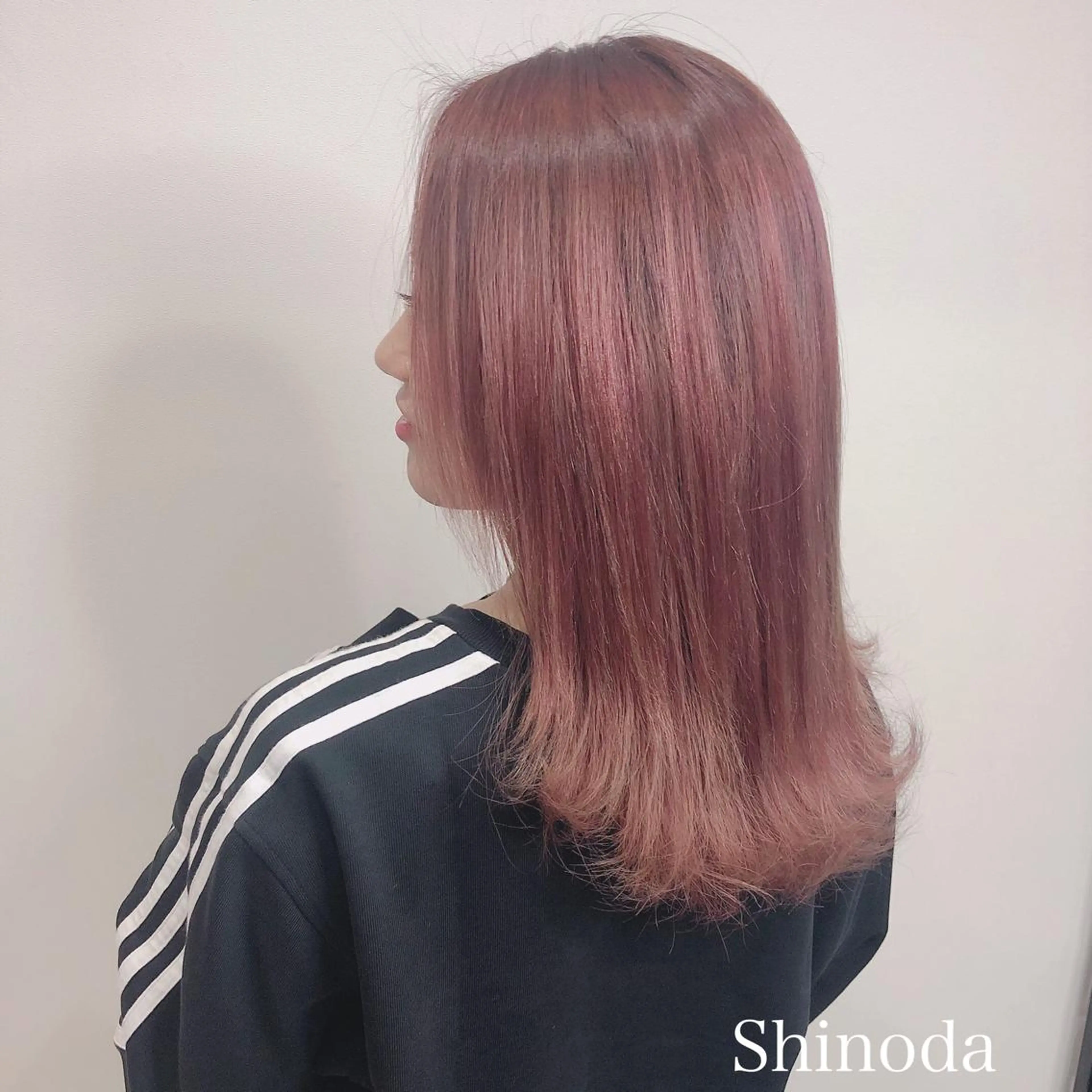 カラー ピンクカラー 🦖店長🦖pino #しのだスペシャルのヘアスタイル