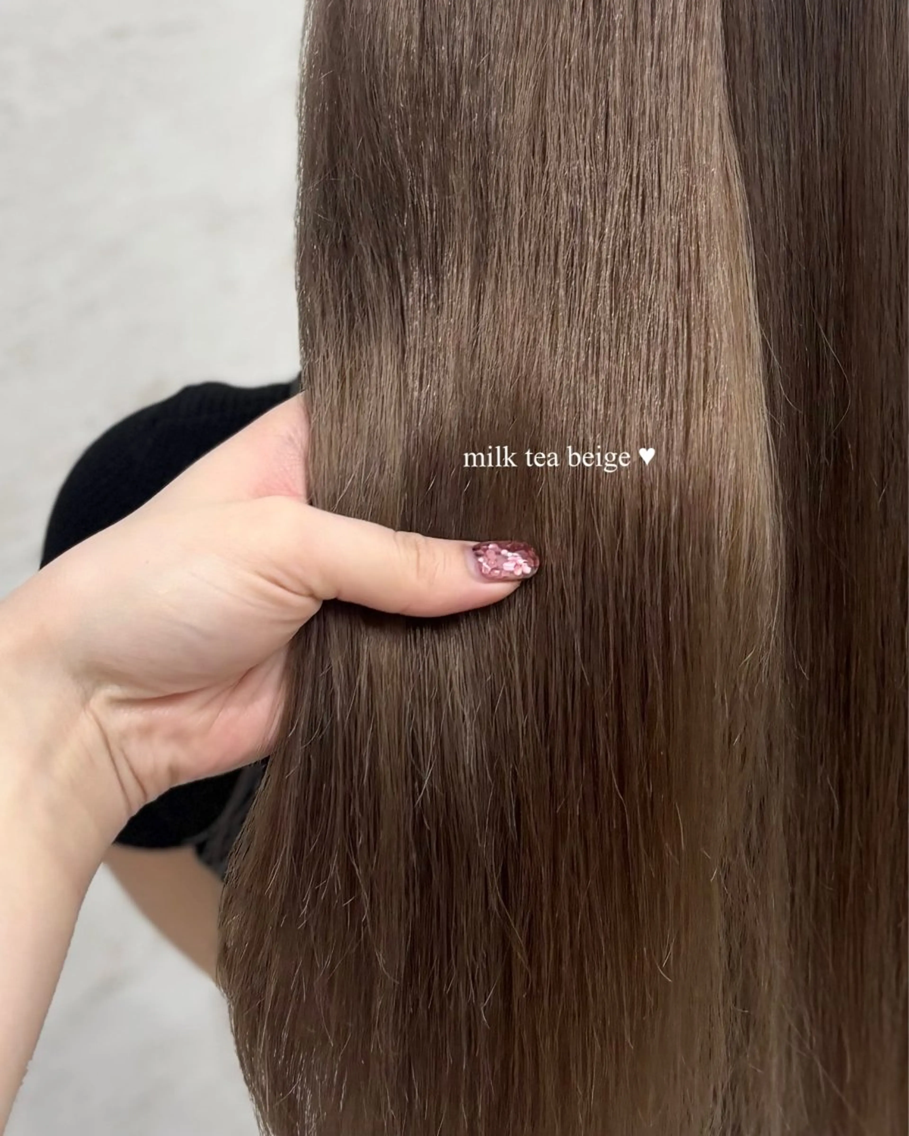 ロング 杉田 涼のヘアスタイル