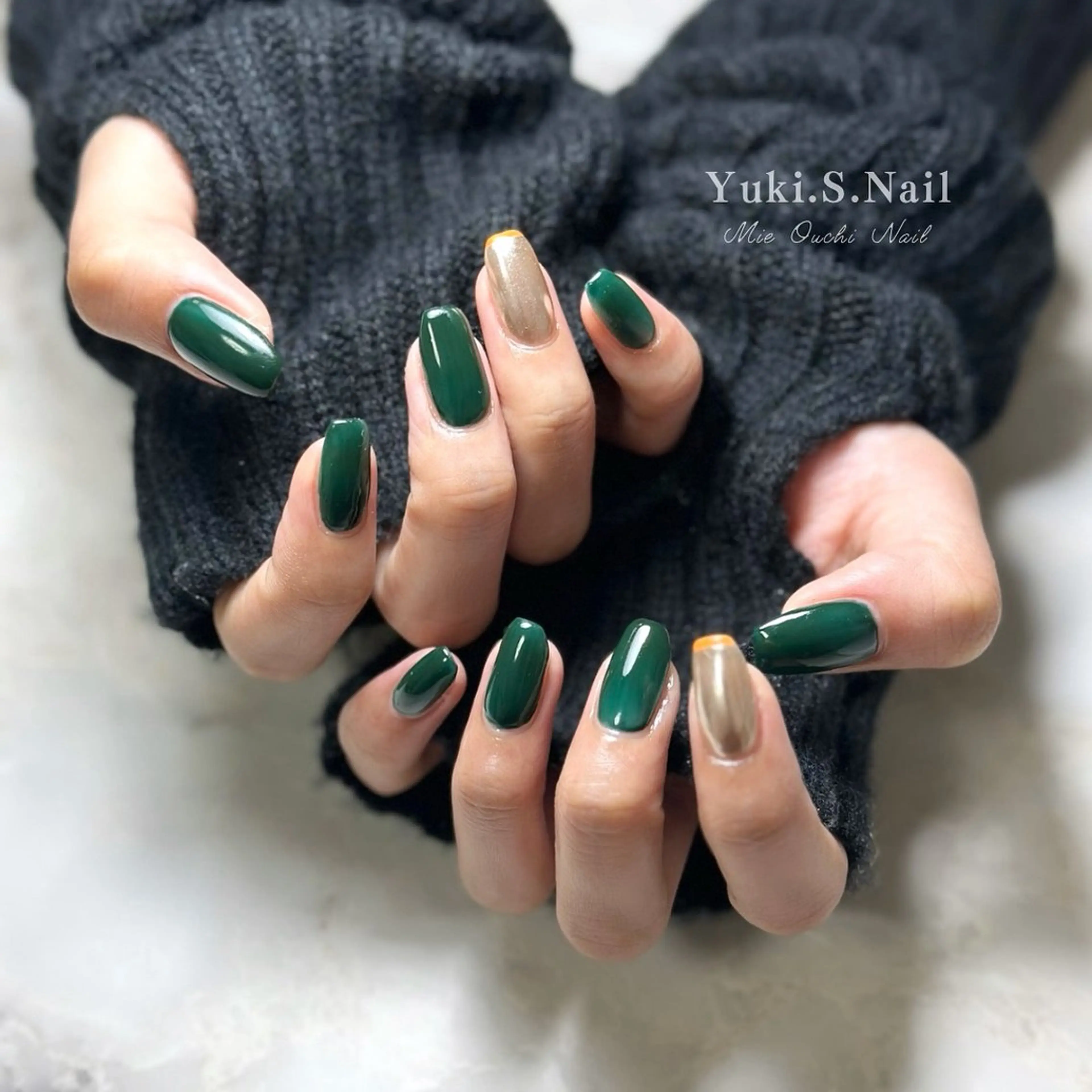 ショート ハンドネイル Yuki S.Nailのネイルデザイン