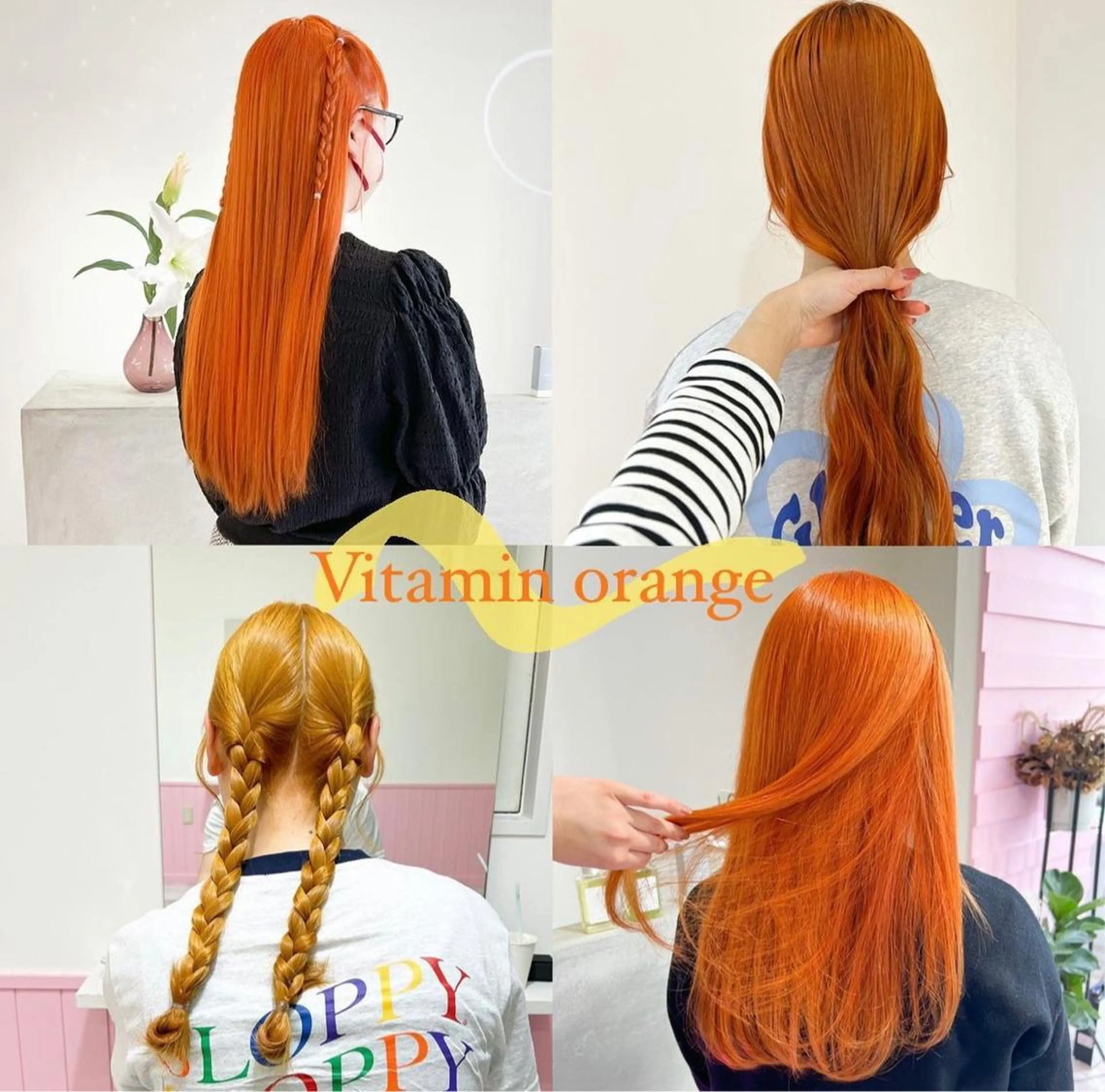 ロング カラー 🎀ダブルカラー/ ピンク×ガーリー🎀のヘアスタイル