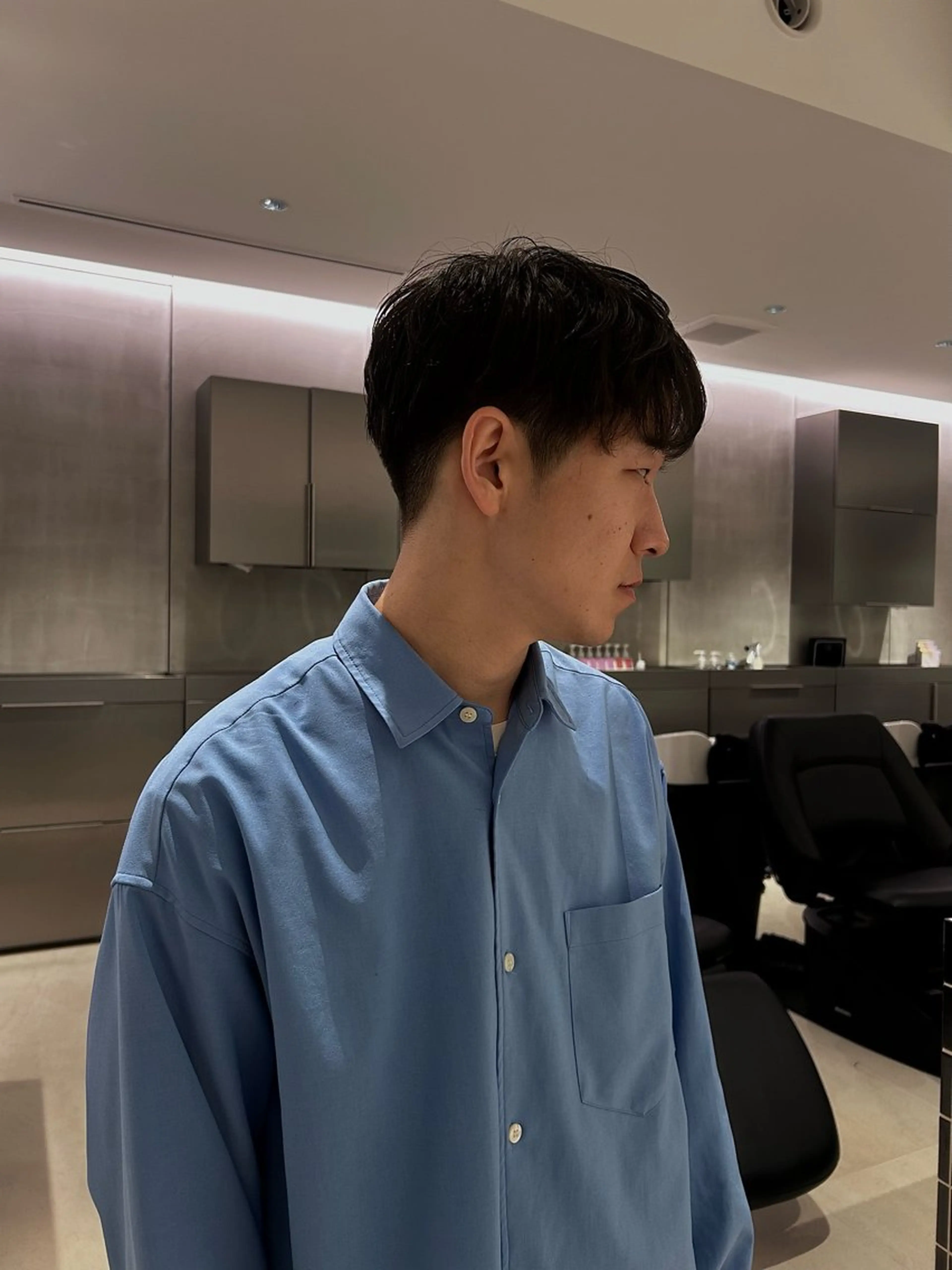 メンズ キッズ 刈り上げ 似合わせカラーカット / パーマ/Rinoのヘアスタイル