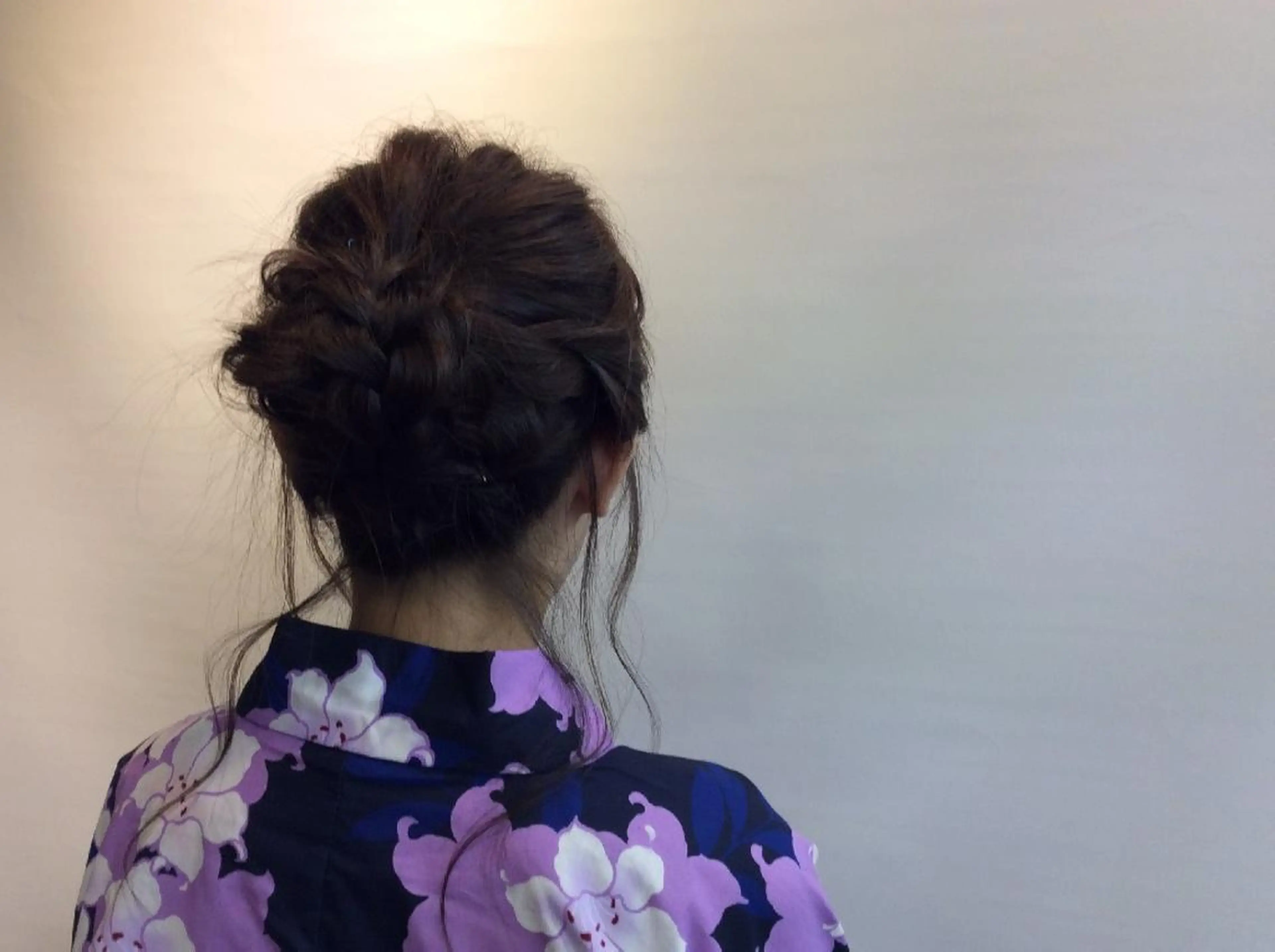 カラー ヘアアレンジ アッシュ アッシュグレー 浴衣 Clay所属・及川 祐輔のヘアスタイル