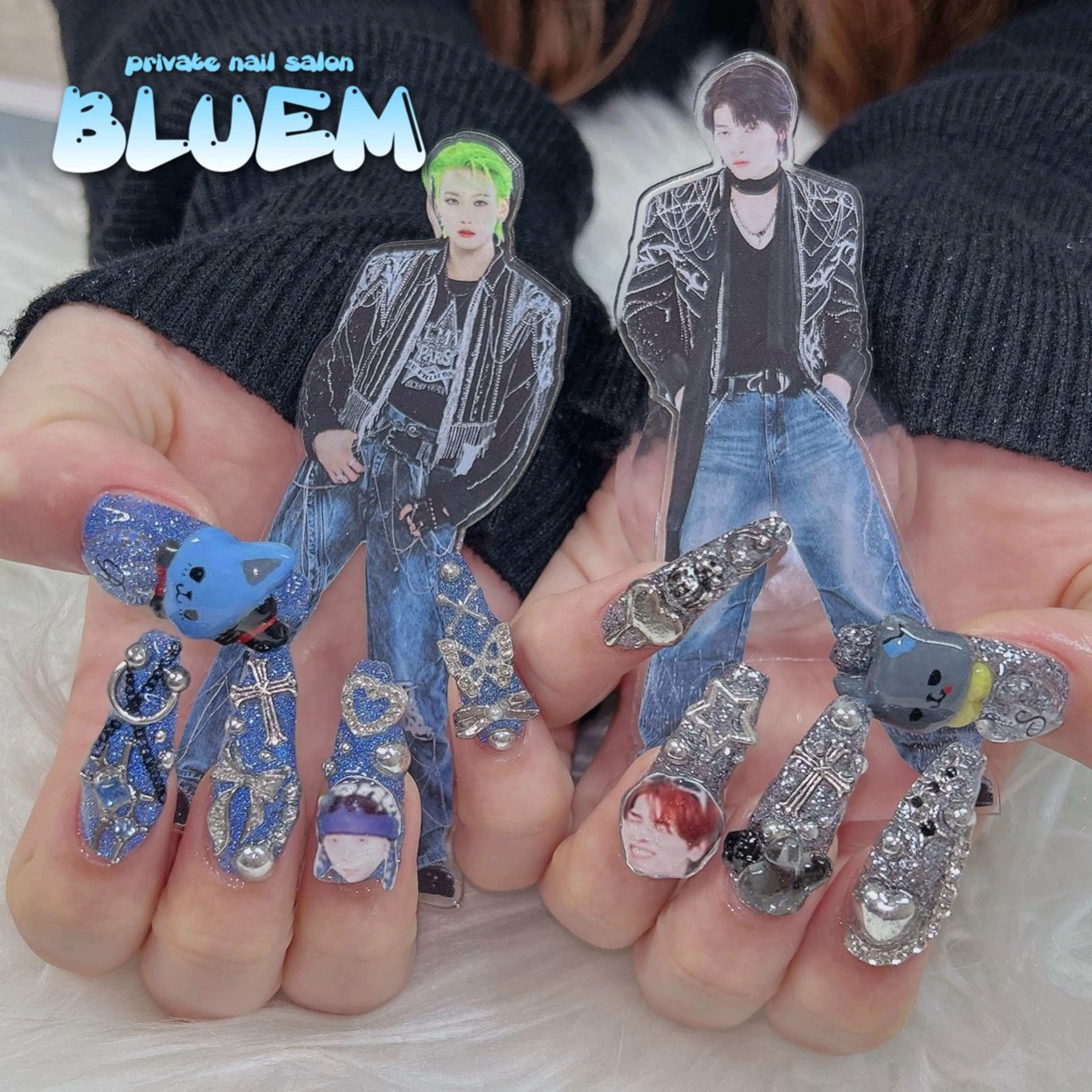 ネイル ハンドネイル BLUEM なな🐶のネイルデザイン