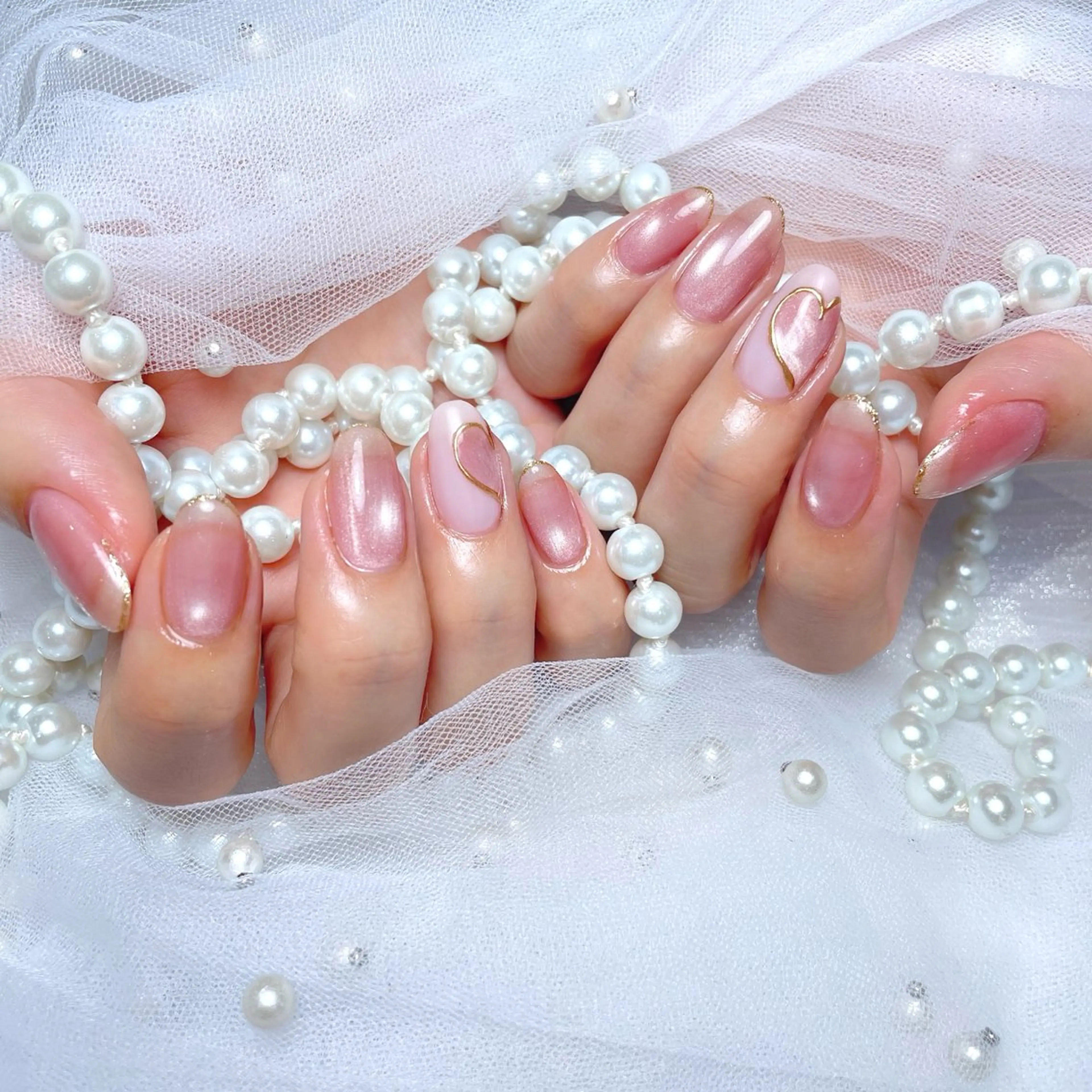 ネイル 持ち込み ハンドネイル M2 beauty Hoshinaのネイルデザイン