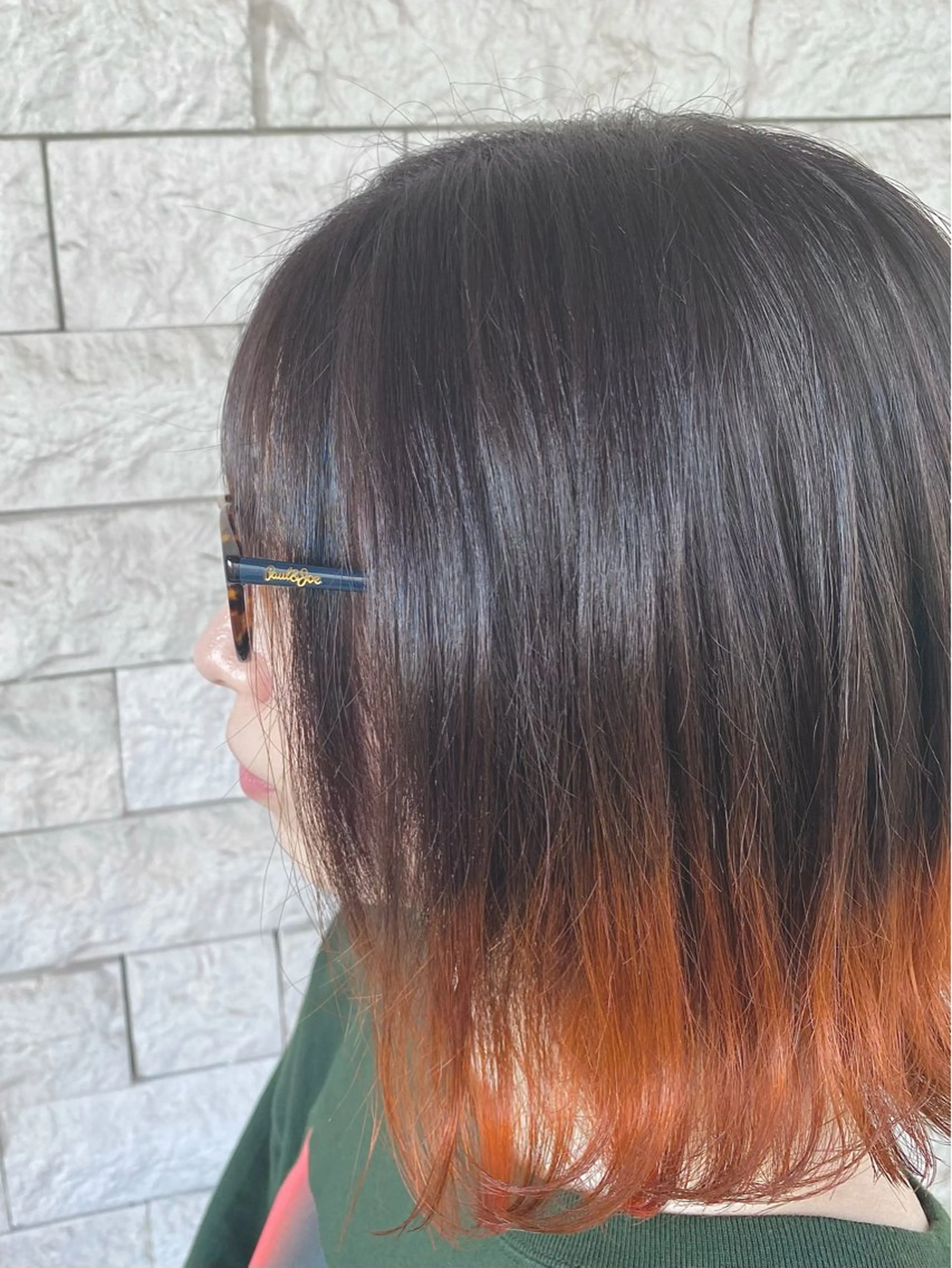 ミディアム カット ヘアカラー トリートメント AYL　hair桃花台所属・菅野 奏のヘアスタイル