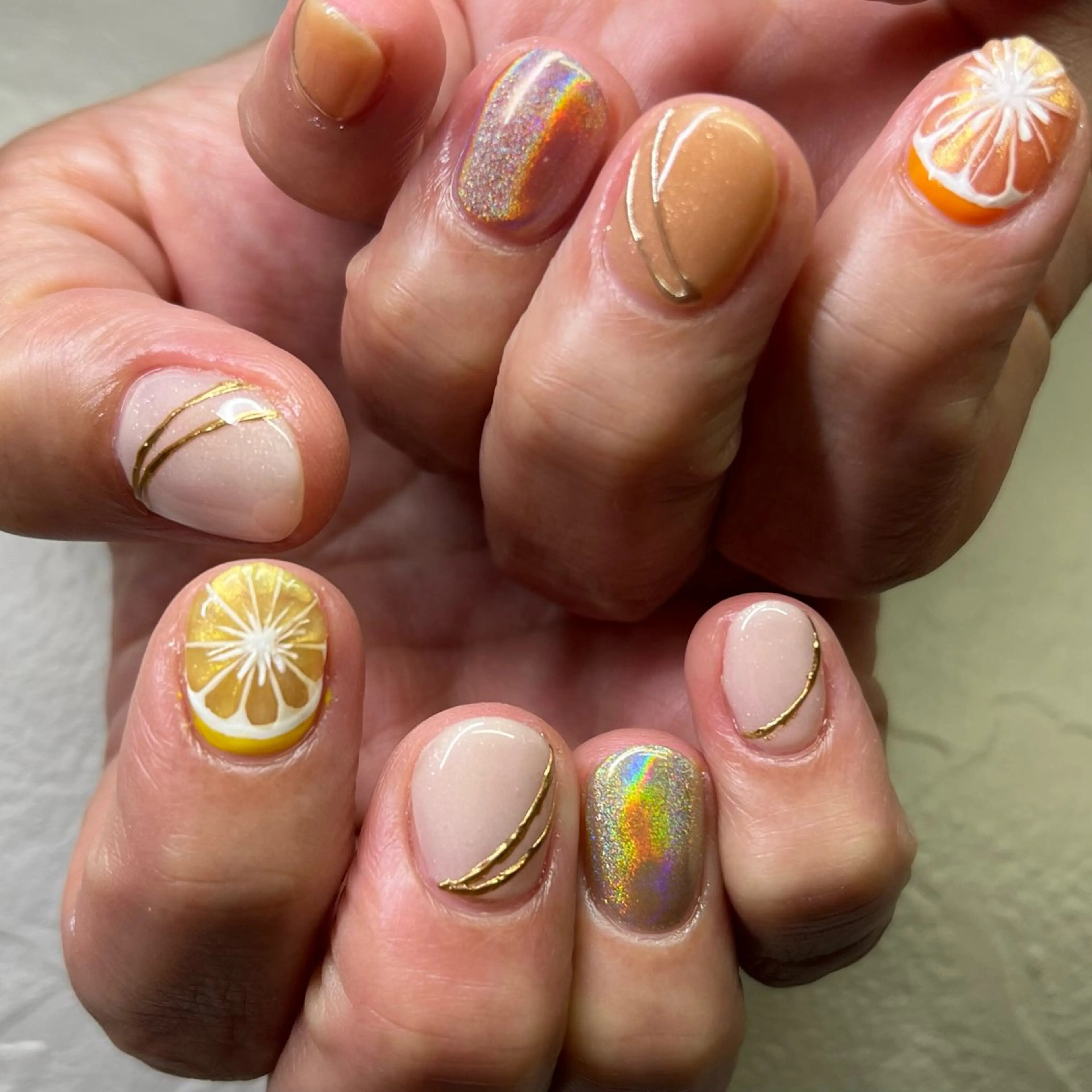 ネイル ハンドネイル ネイルスタジオ コスタ•デルマールのネイルデザイン