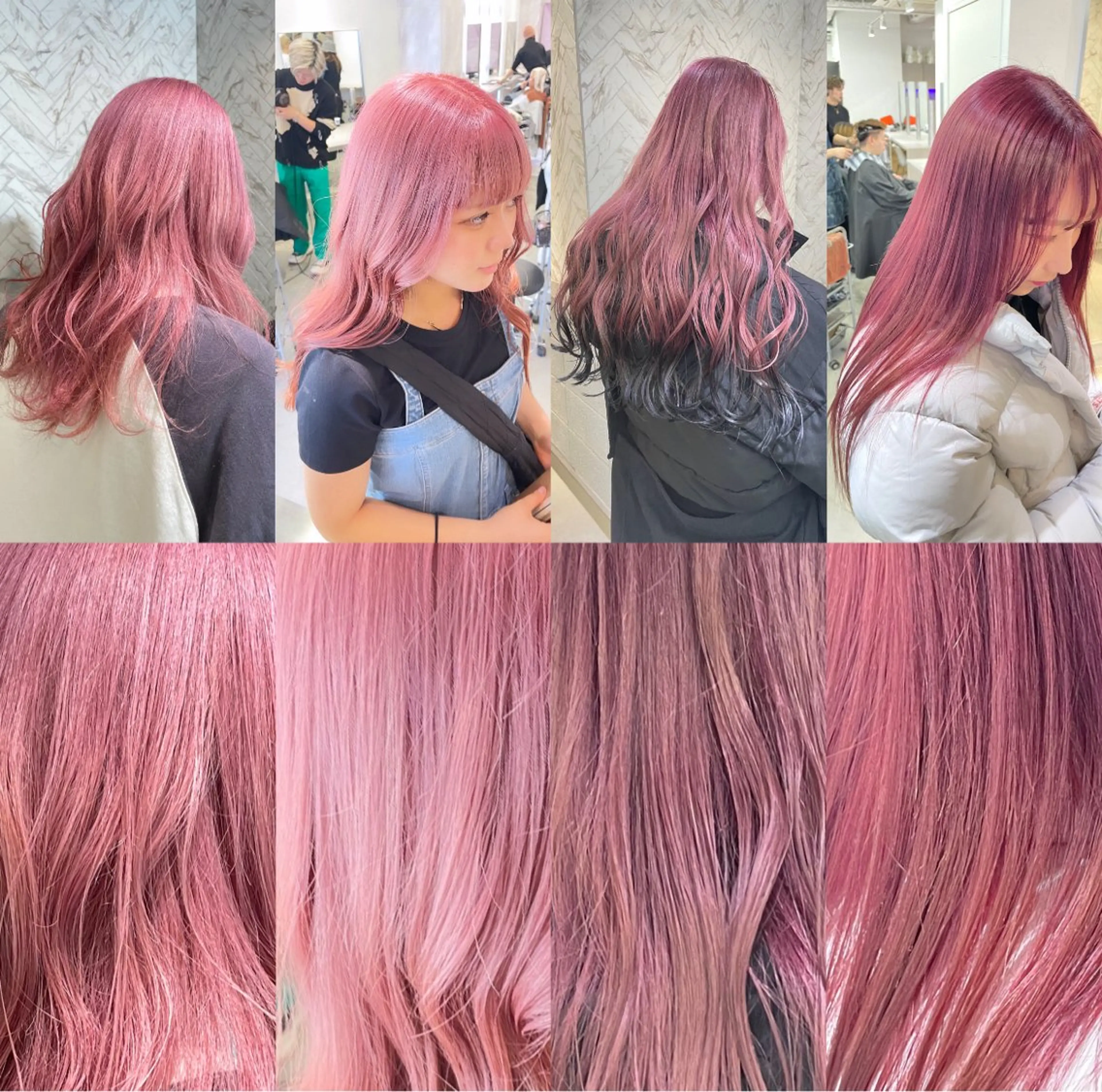 セミロング カラー カット ヘアカラー トリートメント ヘアセット 🎗井上 竜 ブリーチ指名No.1のヘアスタイル