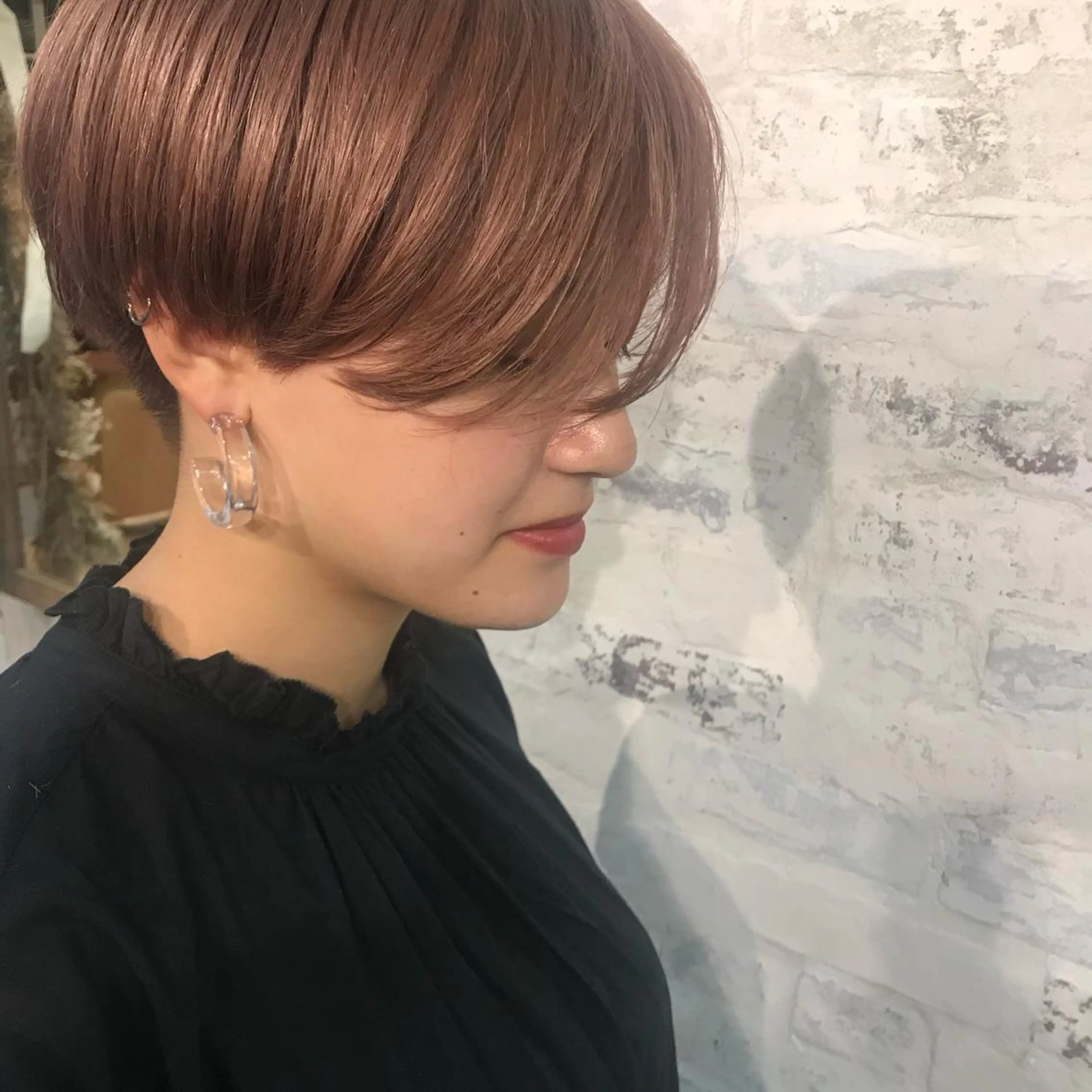 ショート ショートヘア 泊 紗羅のヘアスタイル