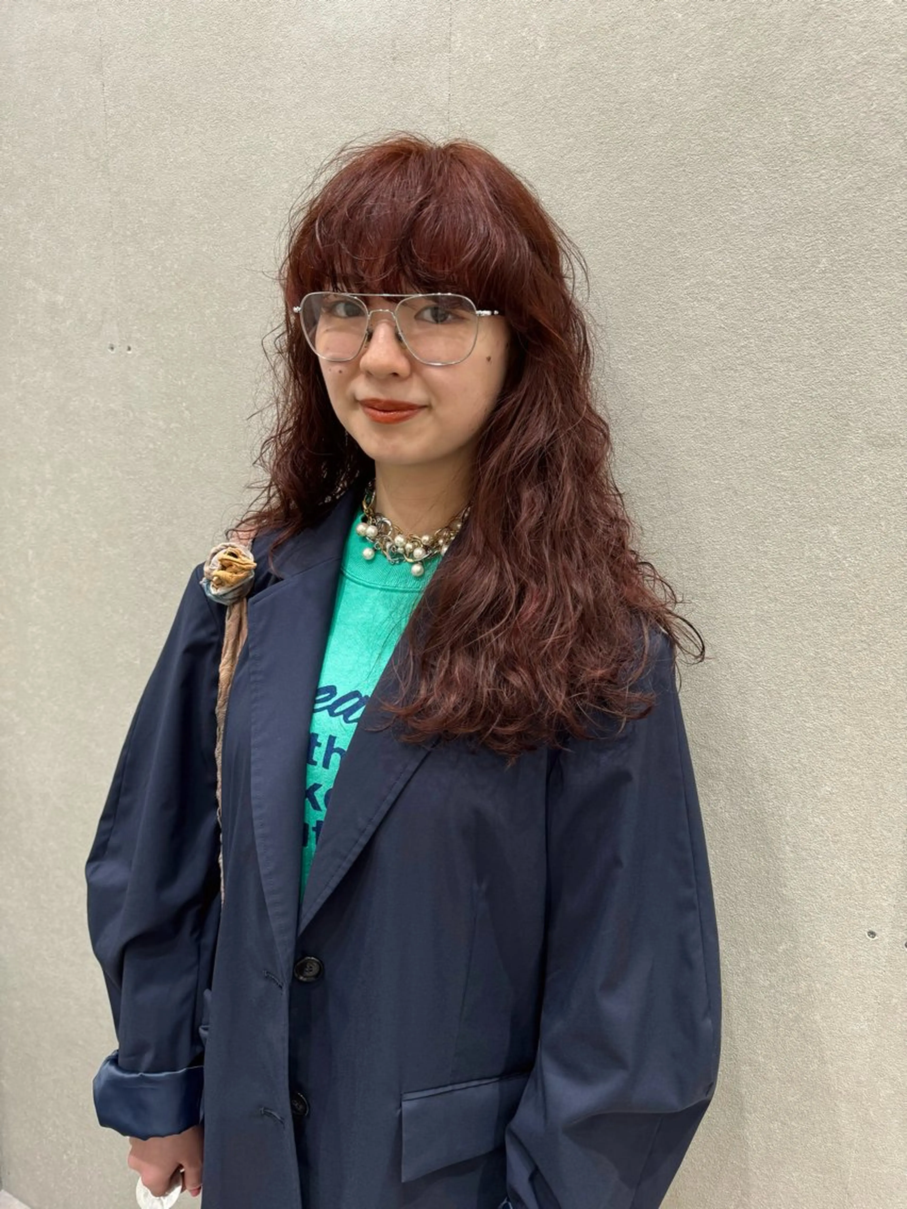セミロング パーマ セミロングパーマ カット パーマ トリートメント センスをお届けします 大谷将生INFPのヘアスタイル