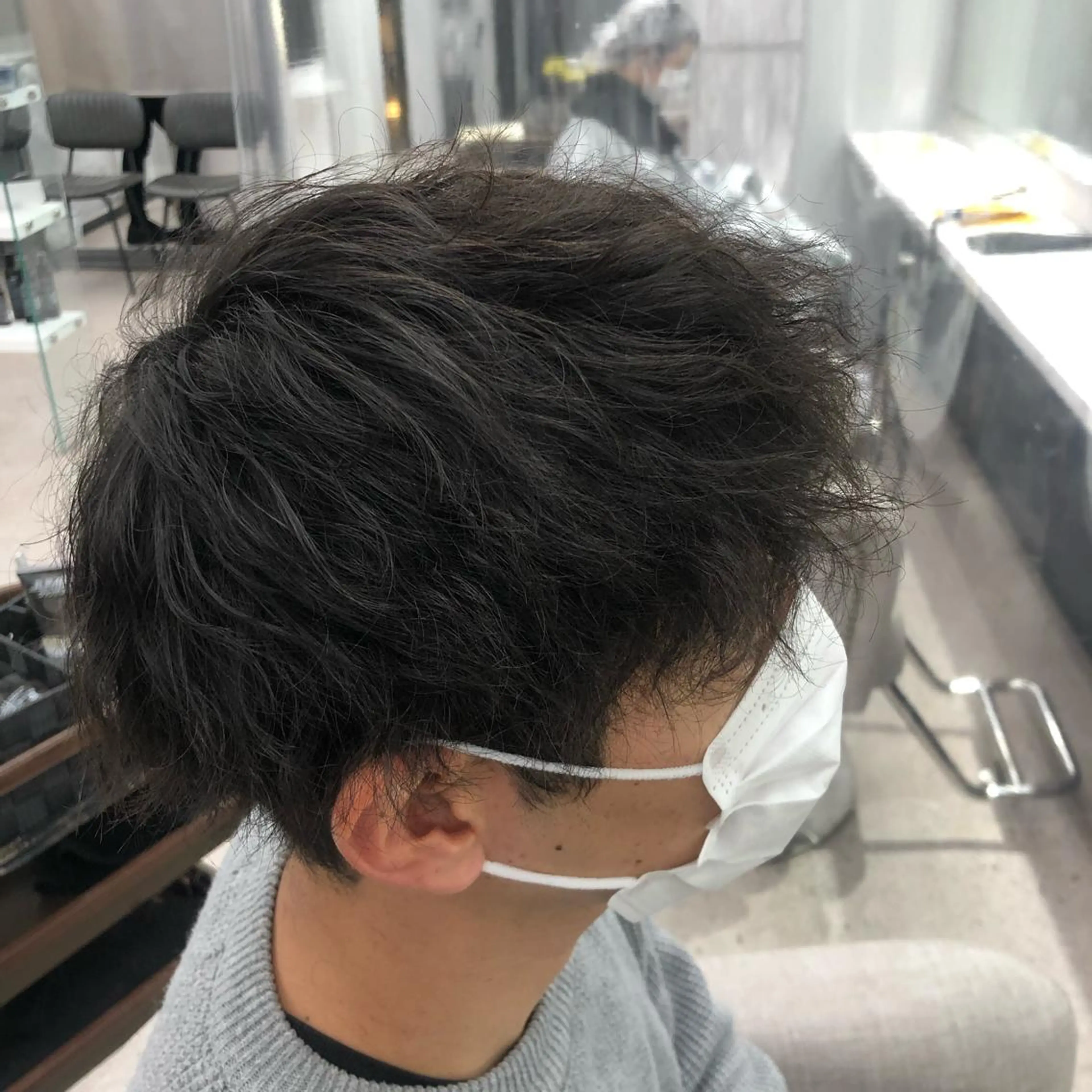 パーマ メンズ 🖤🤍石川 アイリ🤍🖤のヘアスタイル