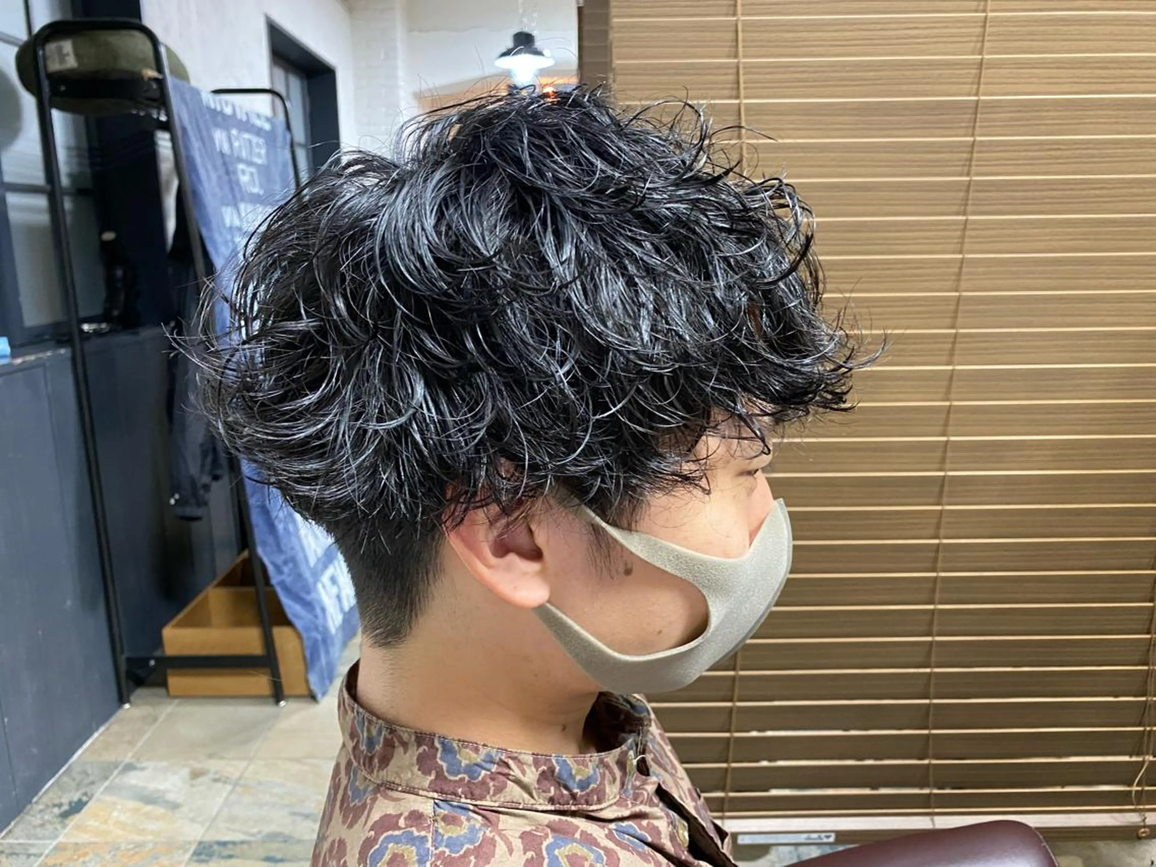 ショート パーマ メンズ カット パーマ 🌞メンズパーマ ONOE💈のヘアスタイル