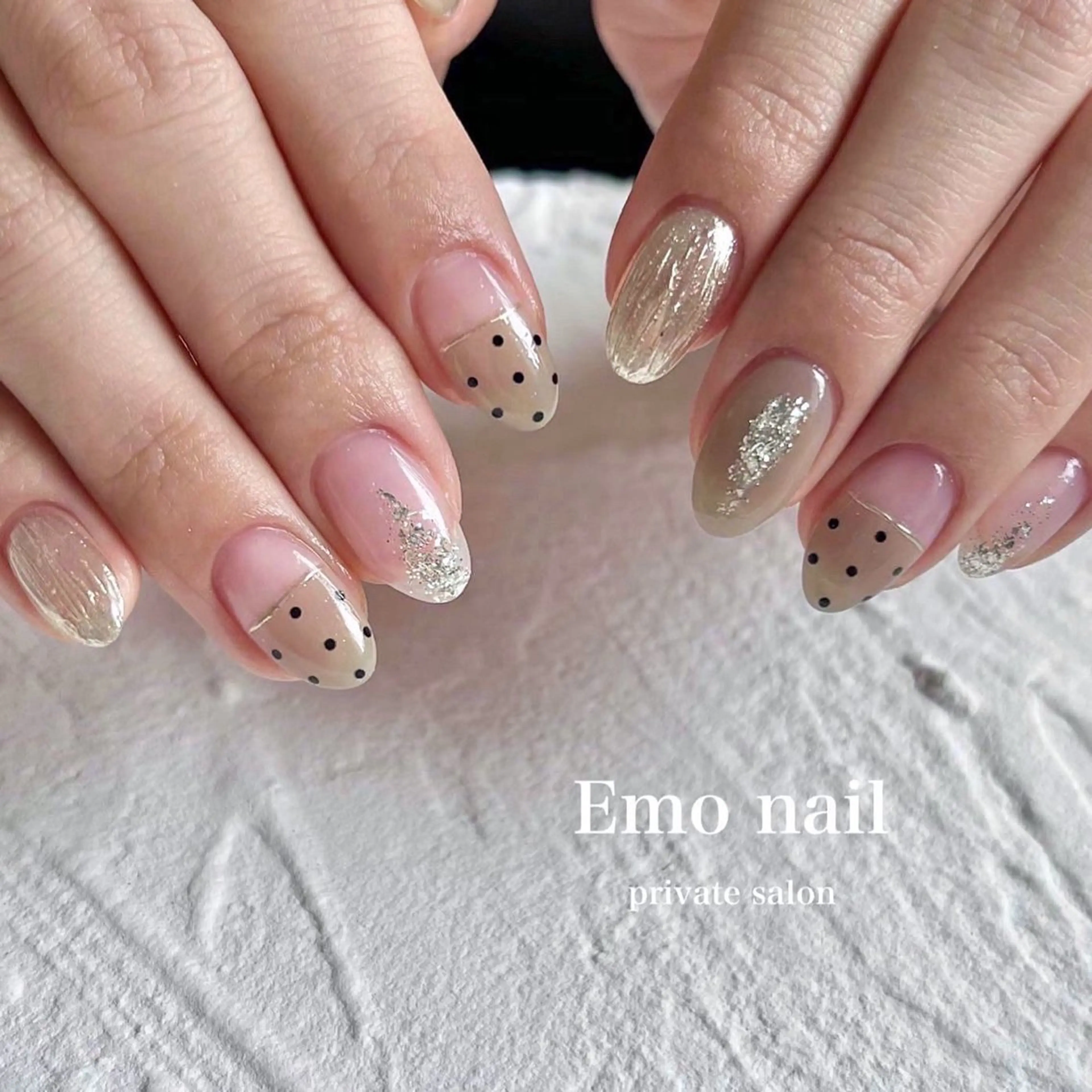 ネイル ハンドネイル 【子連れ可能🧸】 Emo　nailのネイルデザイン