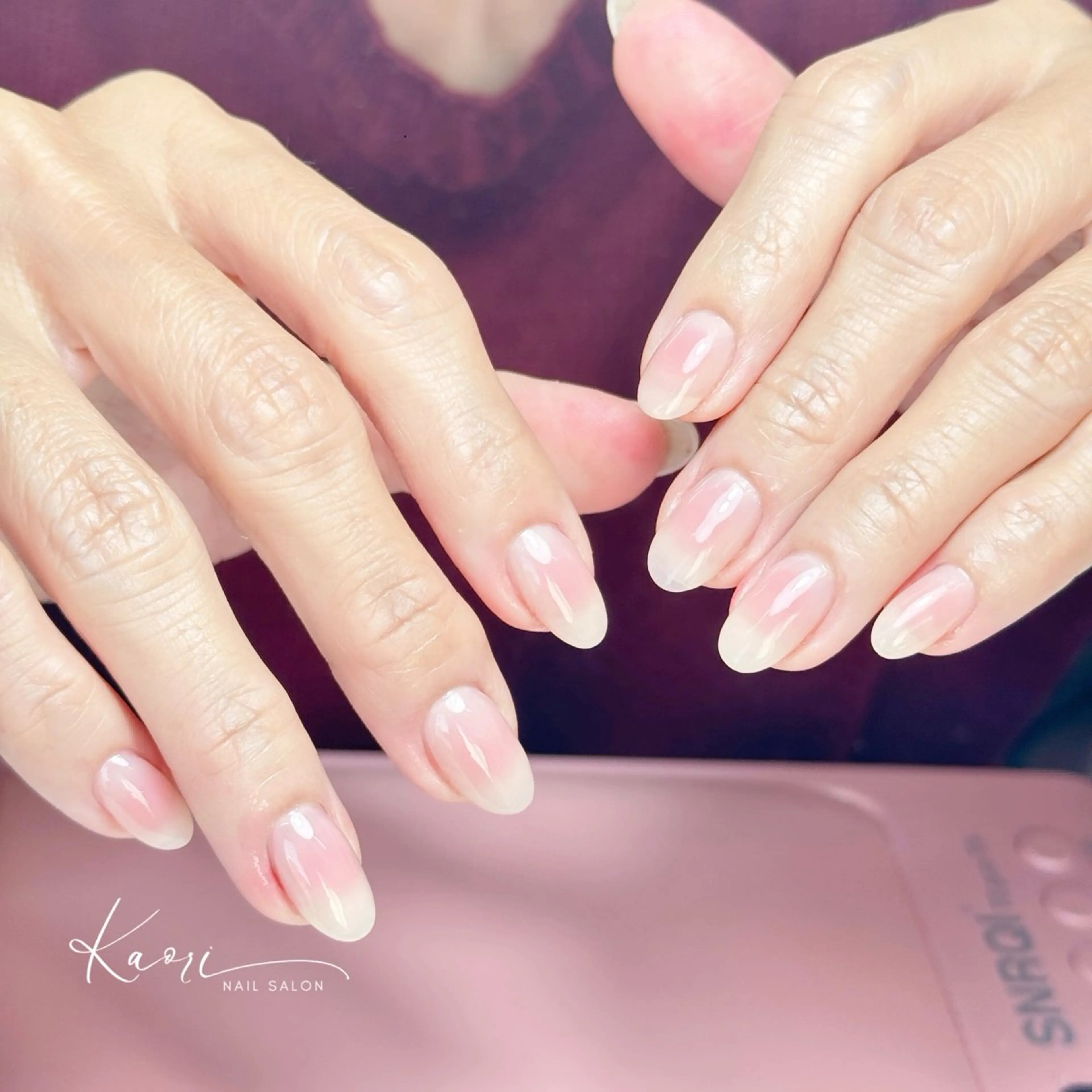 ネイル ワンホンネイル ハンドネイル かおり 奏のネイルデザイン