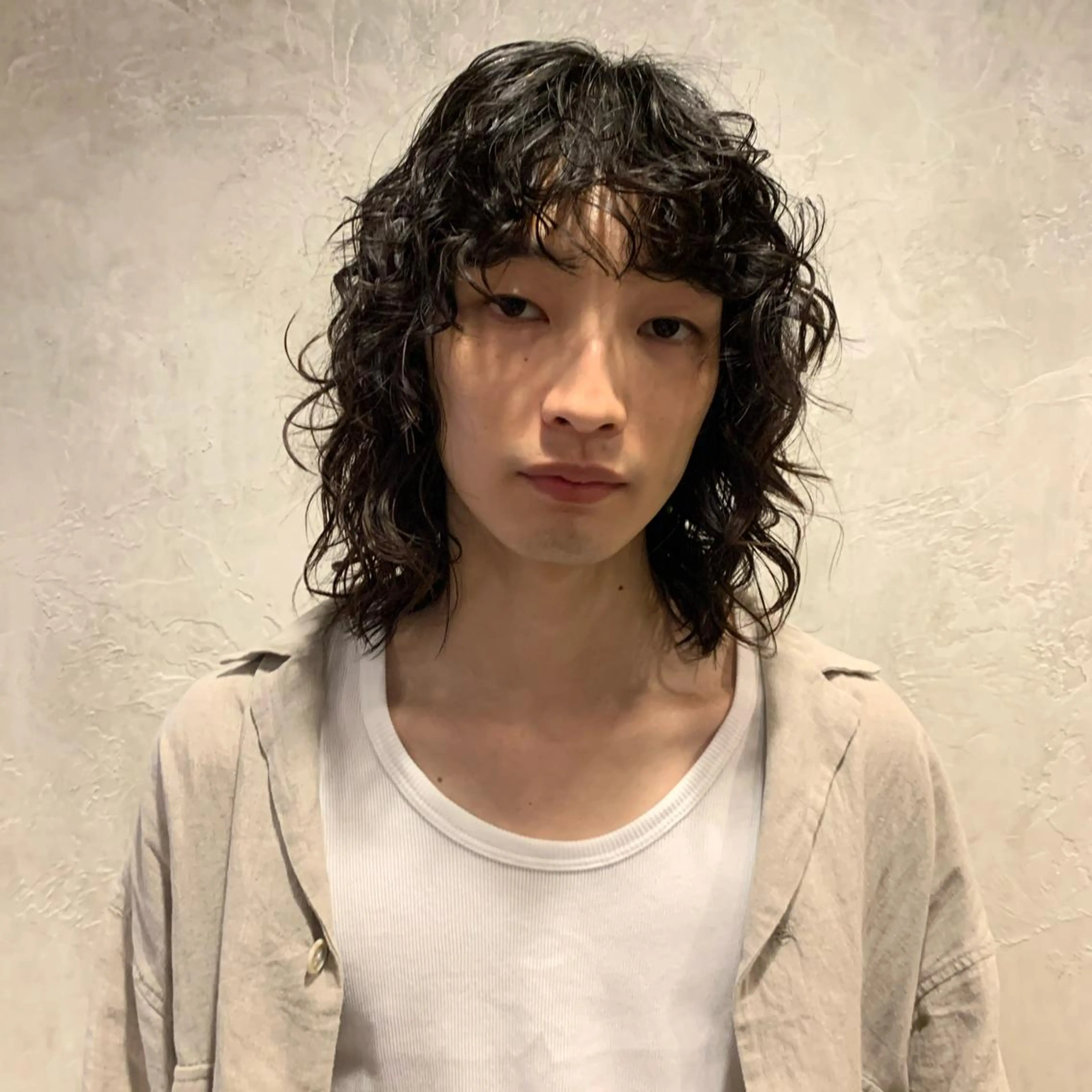 メンズ カット パーマ FLOWERS所属・ウルフ、レイヤー 、メンズカットSHOのヘアスタイル