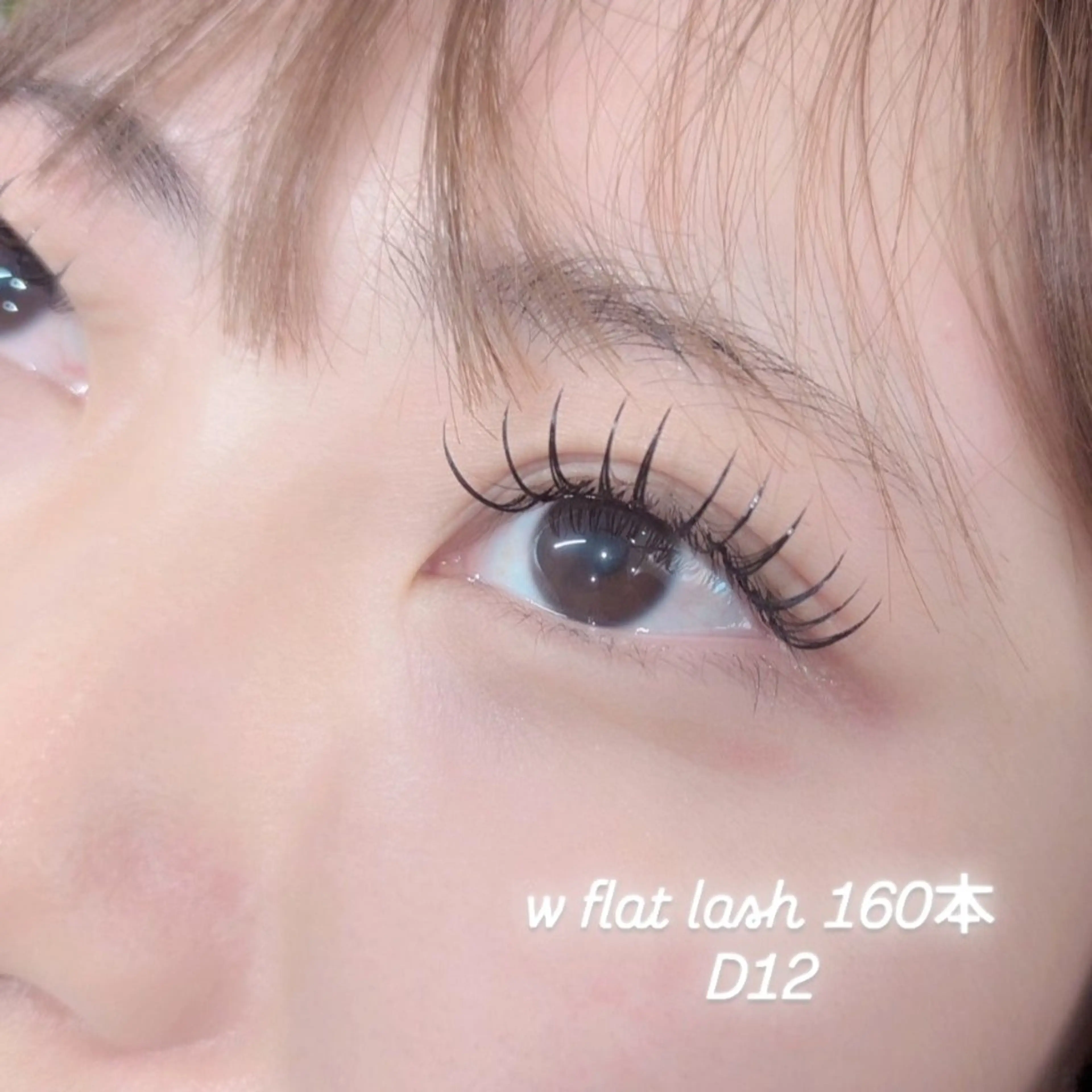 本日限定【束感☆韓国風マツエク120本】ナチュラル/コーティング仕上げの写真