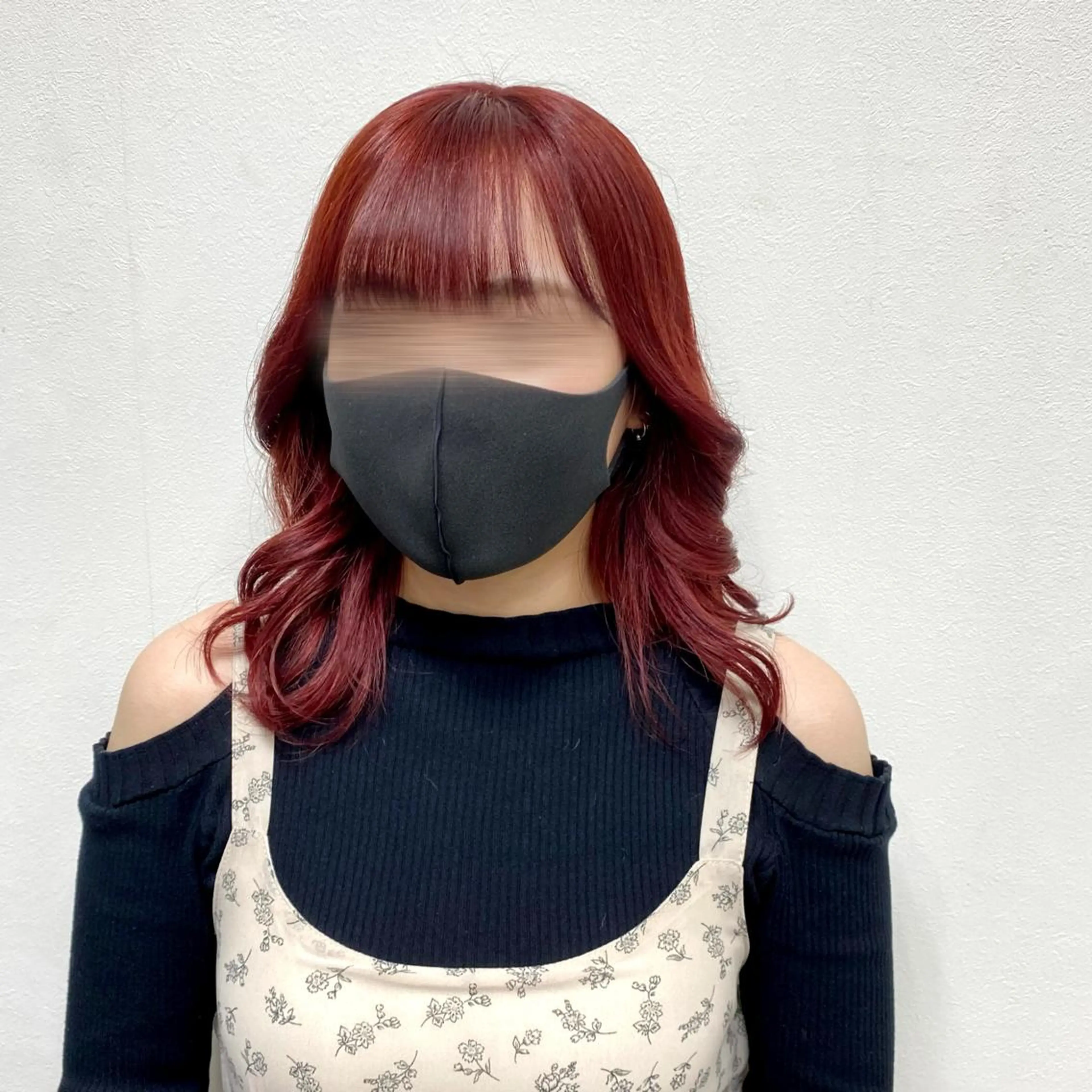 ミディアム カラー ブリーチ 🧸くまがい りお🤍のヘアスタイル