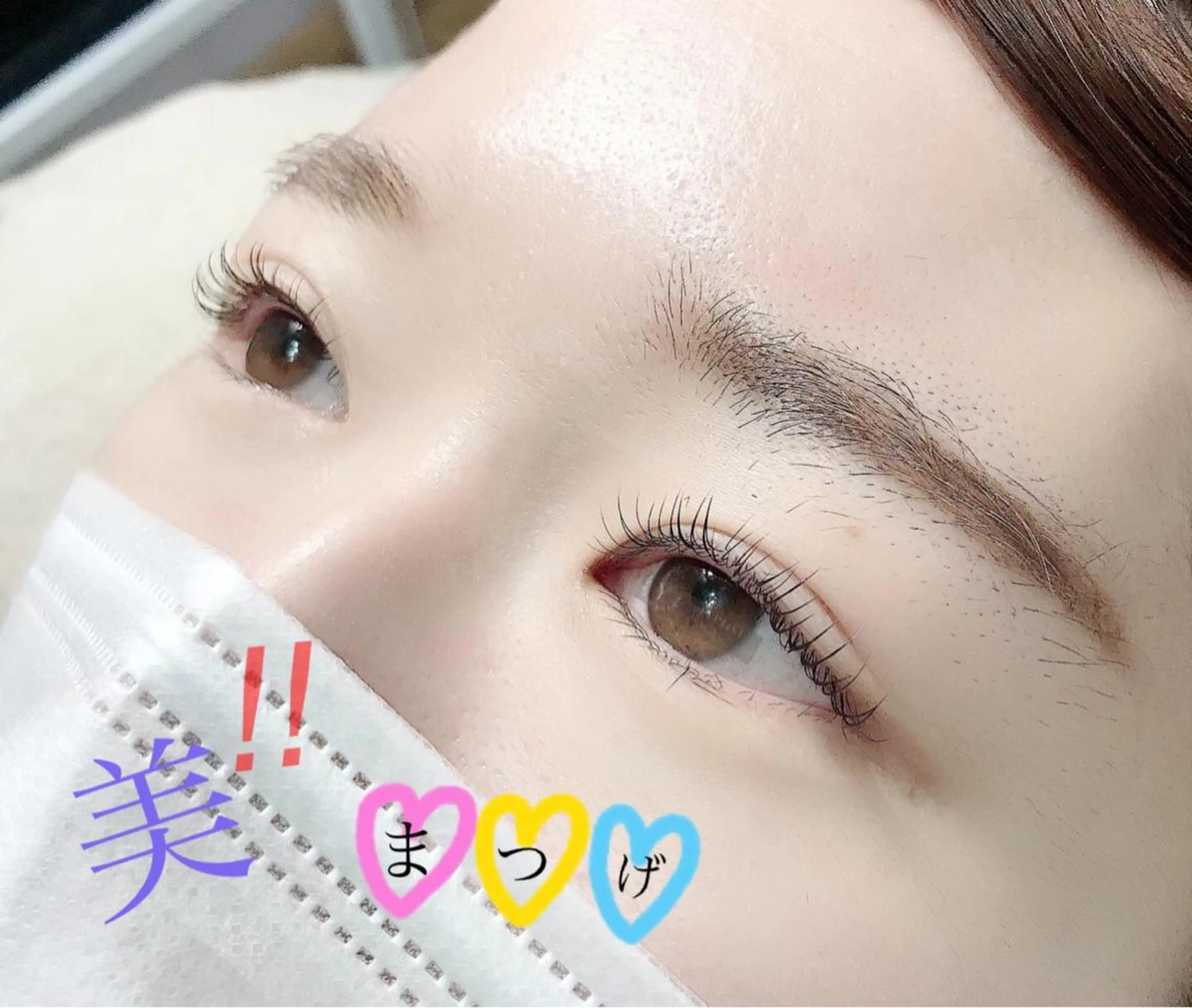 マツエク・マツパ Cカール Lカール パリジェンヌラッシュリフト 一重×まつ毛パーマ eyelash presh yukaのマツエク・マツパデザイン