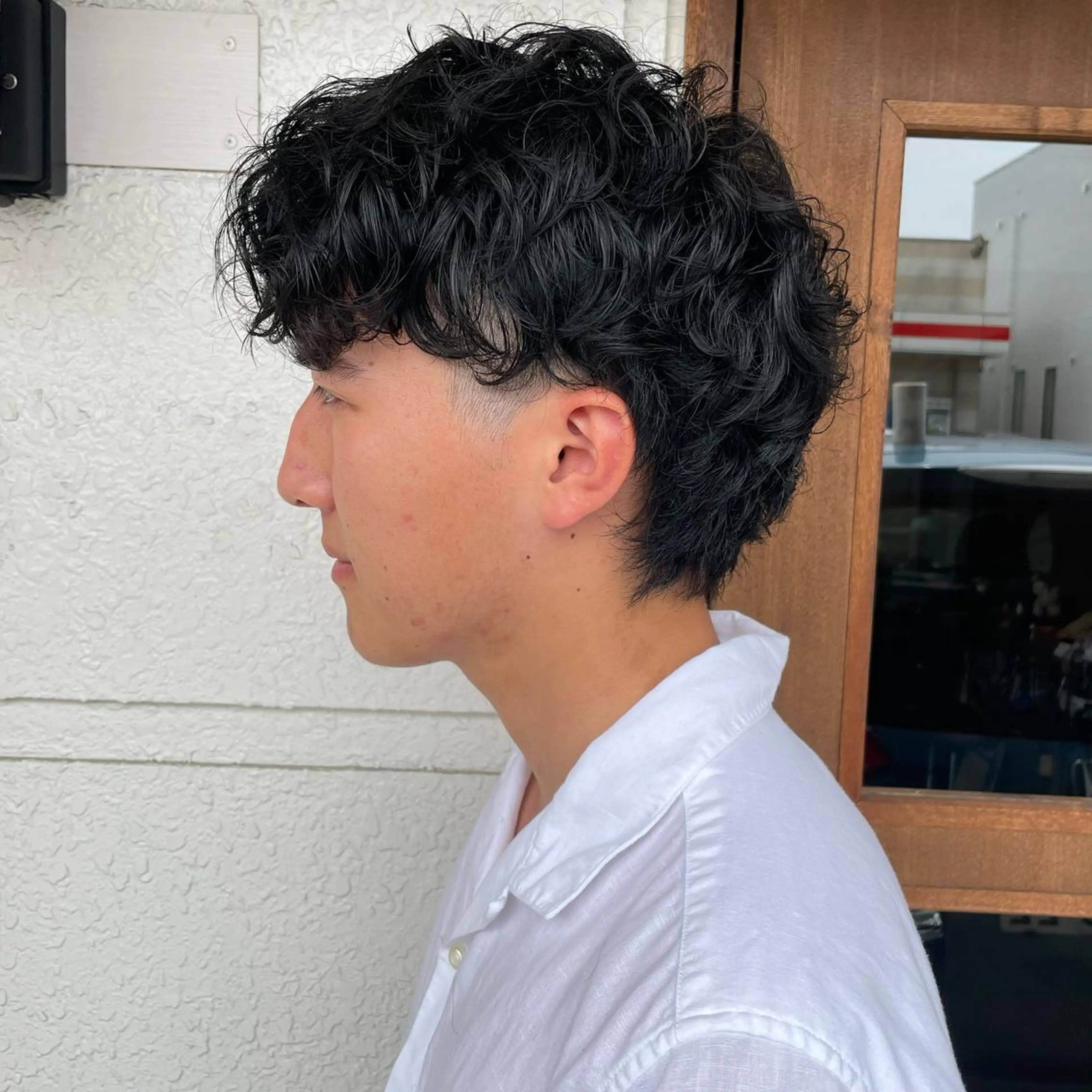 ショート パーマ メンズ 渡邉 聖希のヘアスタイル