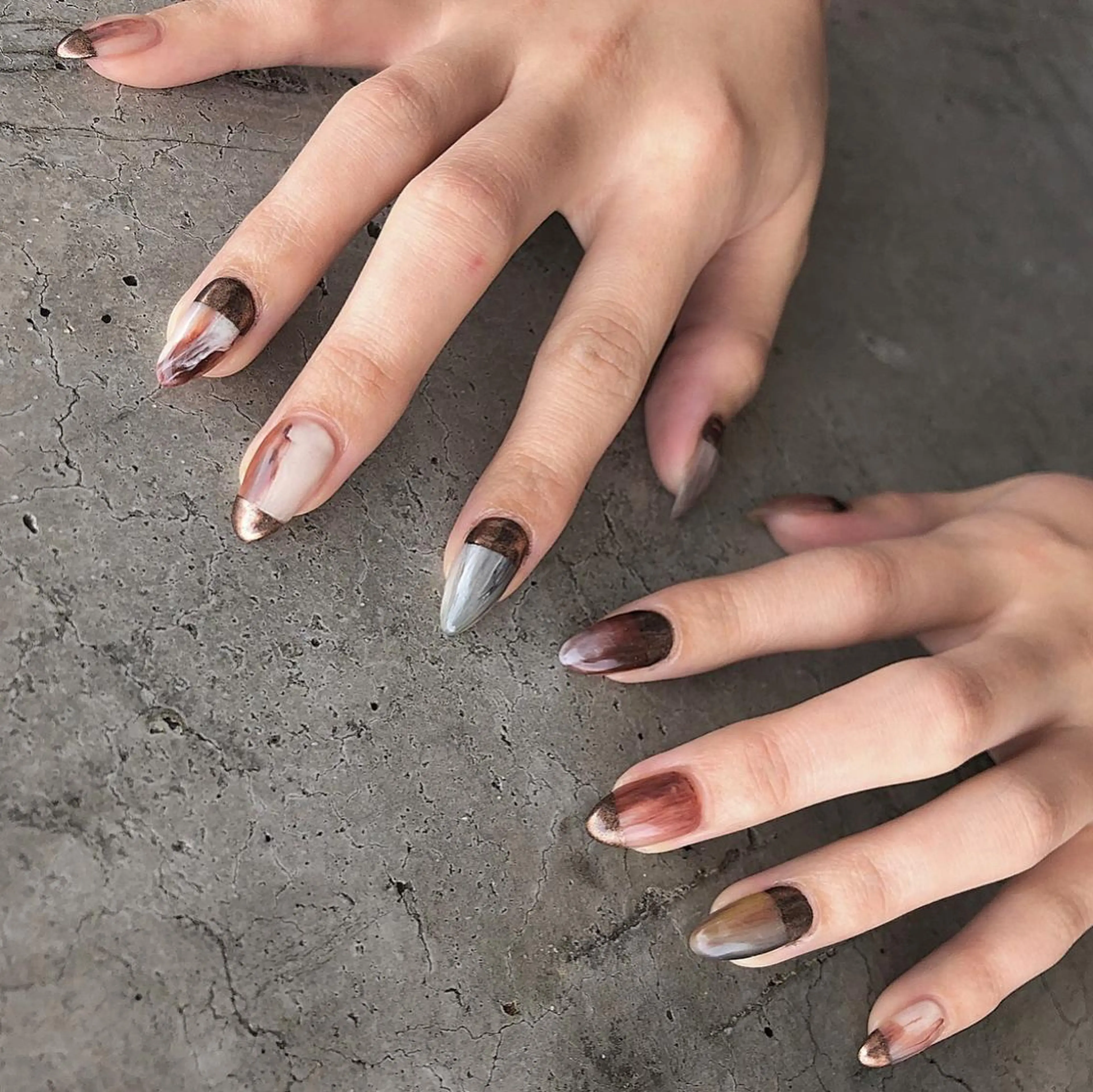 ネイル ニュアンスネイル granveil所属・nail salon granveilのネイルデザイン