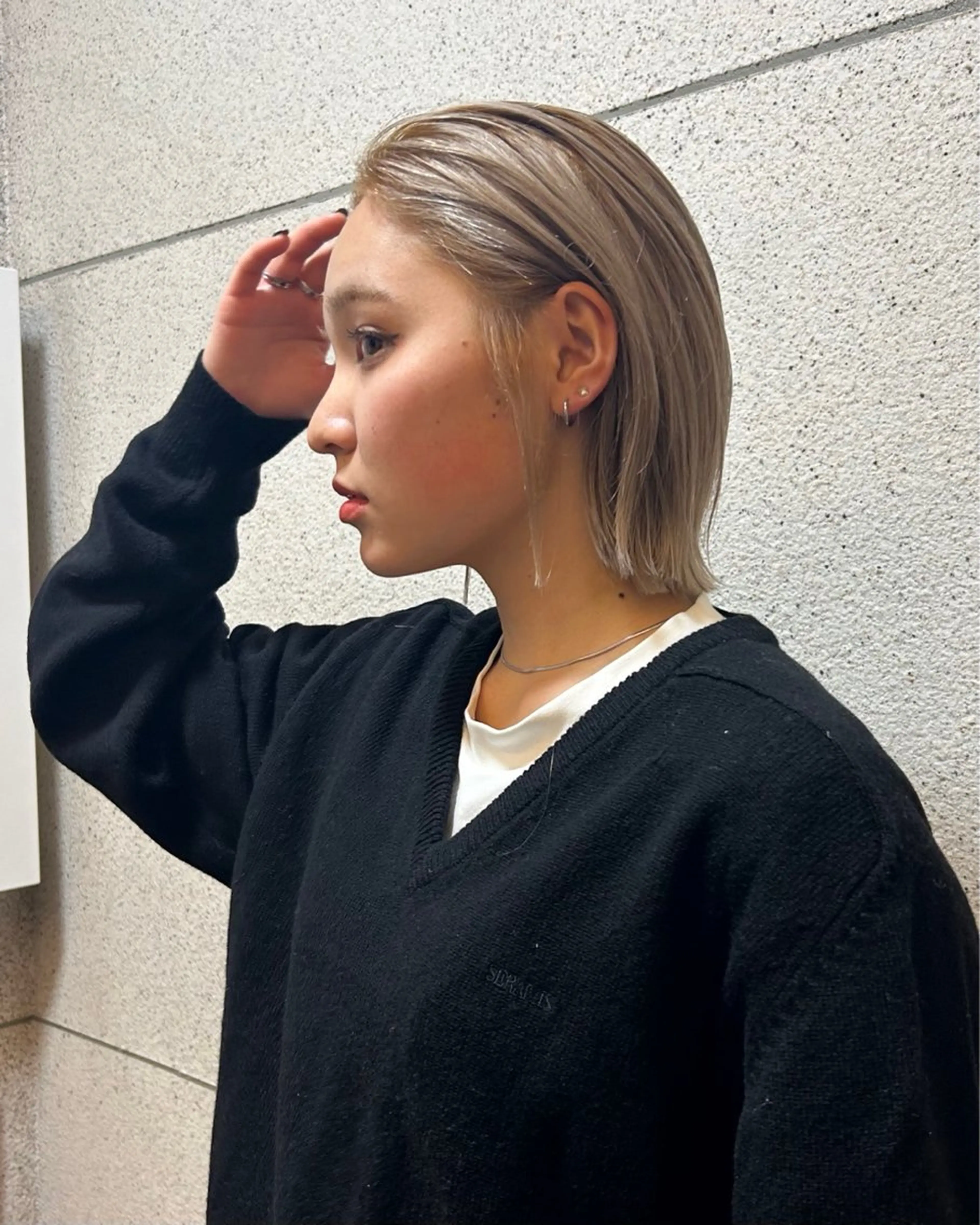 ショート カラー 名古屋栄/ブリーチ/ ボブ🧃木下桃嘉のヘアスタイル