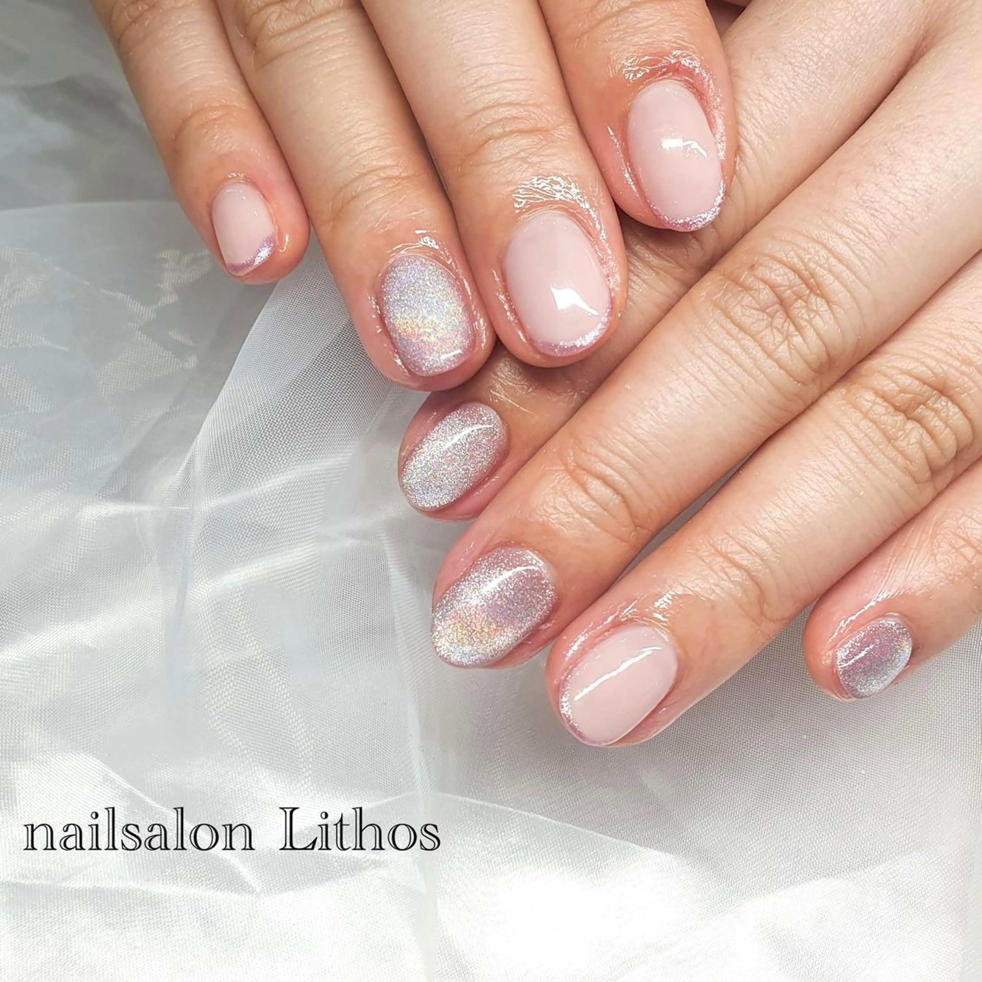 ネイル マグネットネイル ハンドネイル nailsalon Lithos所属・nailsalon Recontreのネイルデザイン