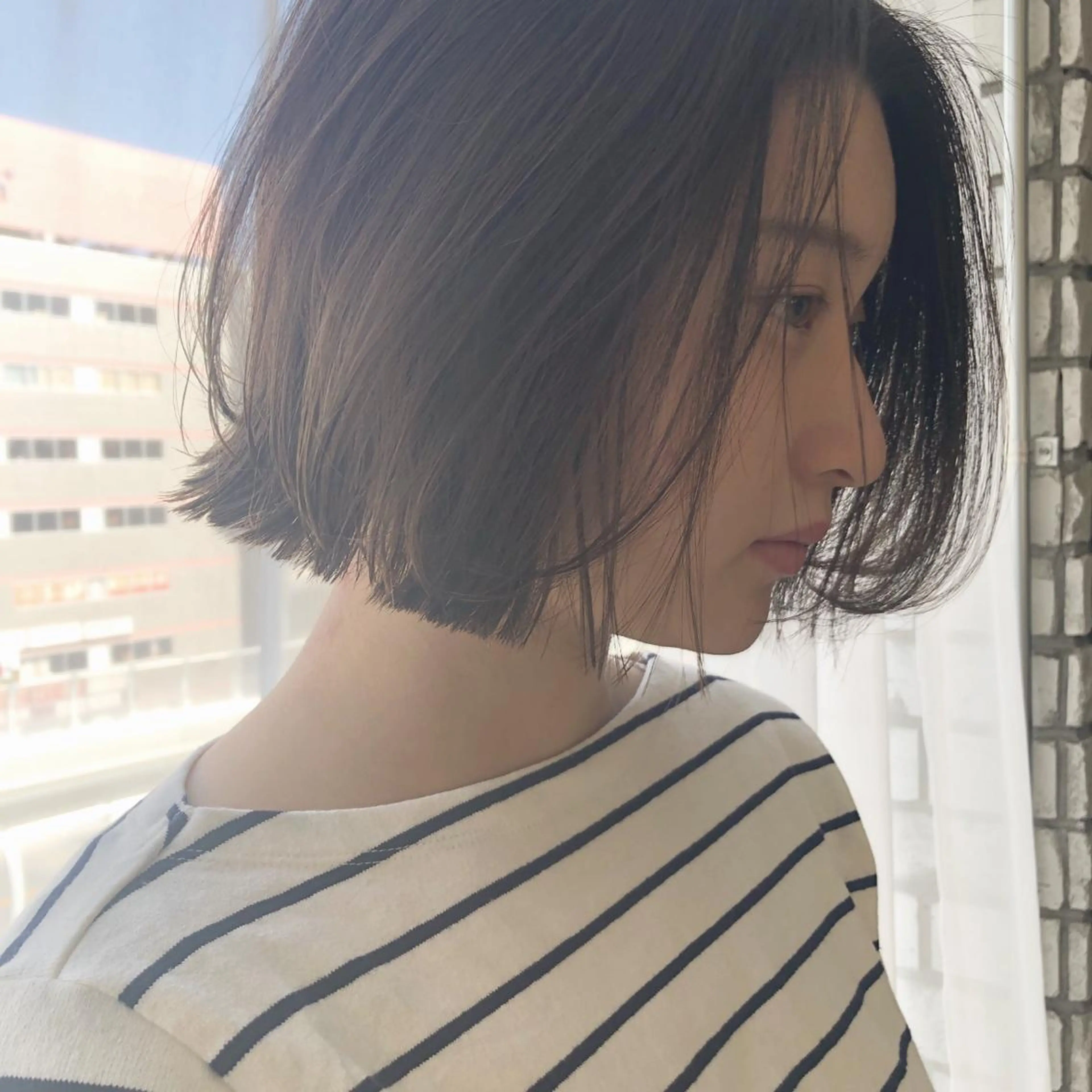 ミディアム ORIKA 美容室のヘアスタイル