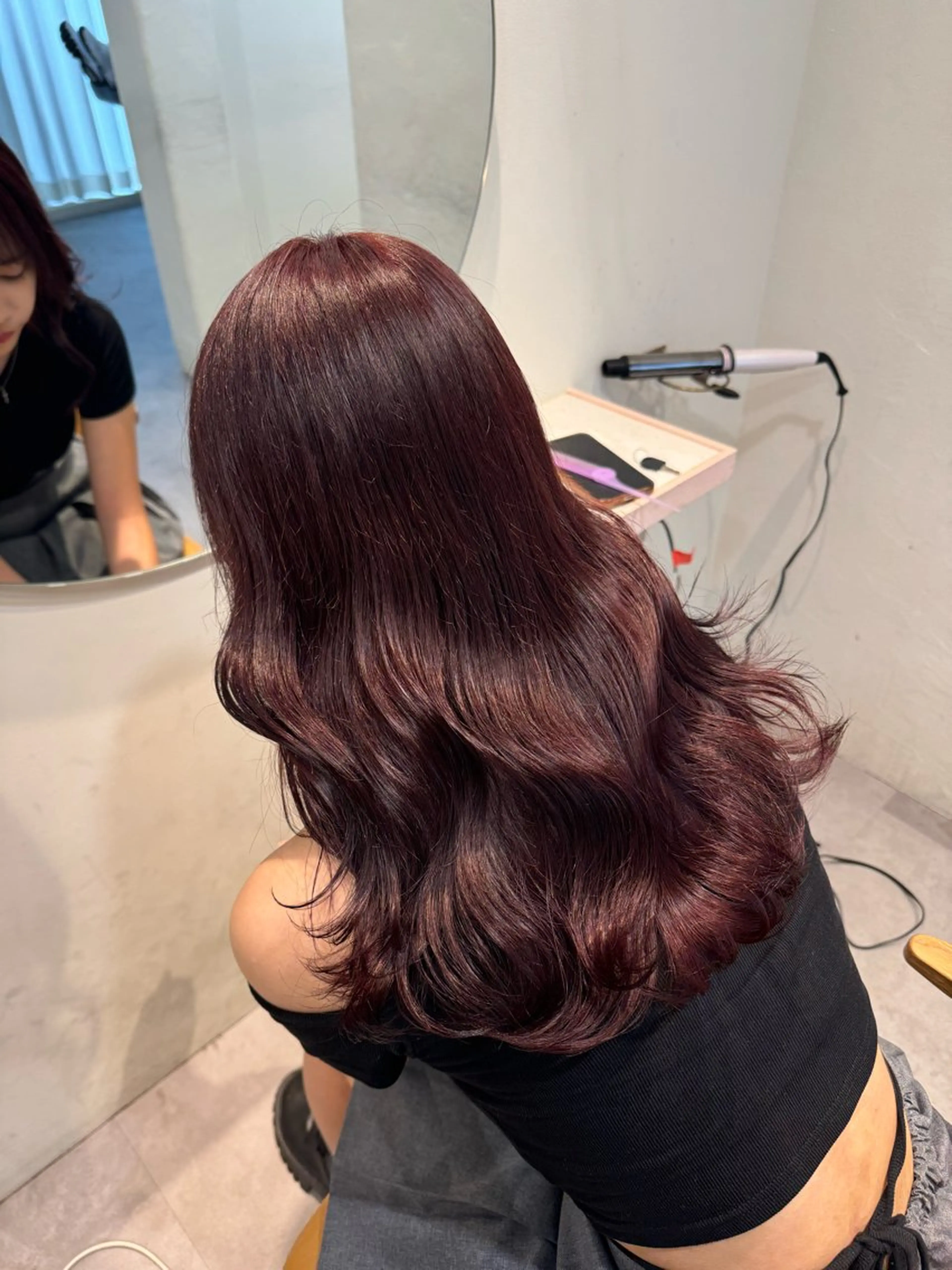 セミロング カラー ayaka♡ 柔らかカラーのヘアスタイル