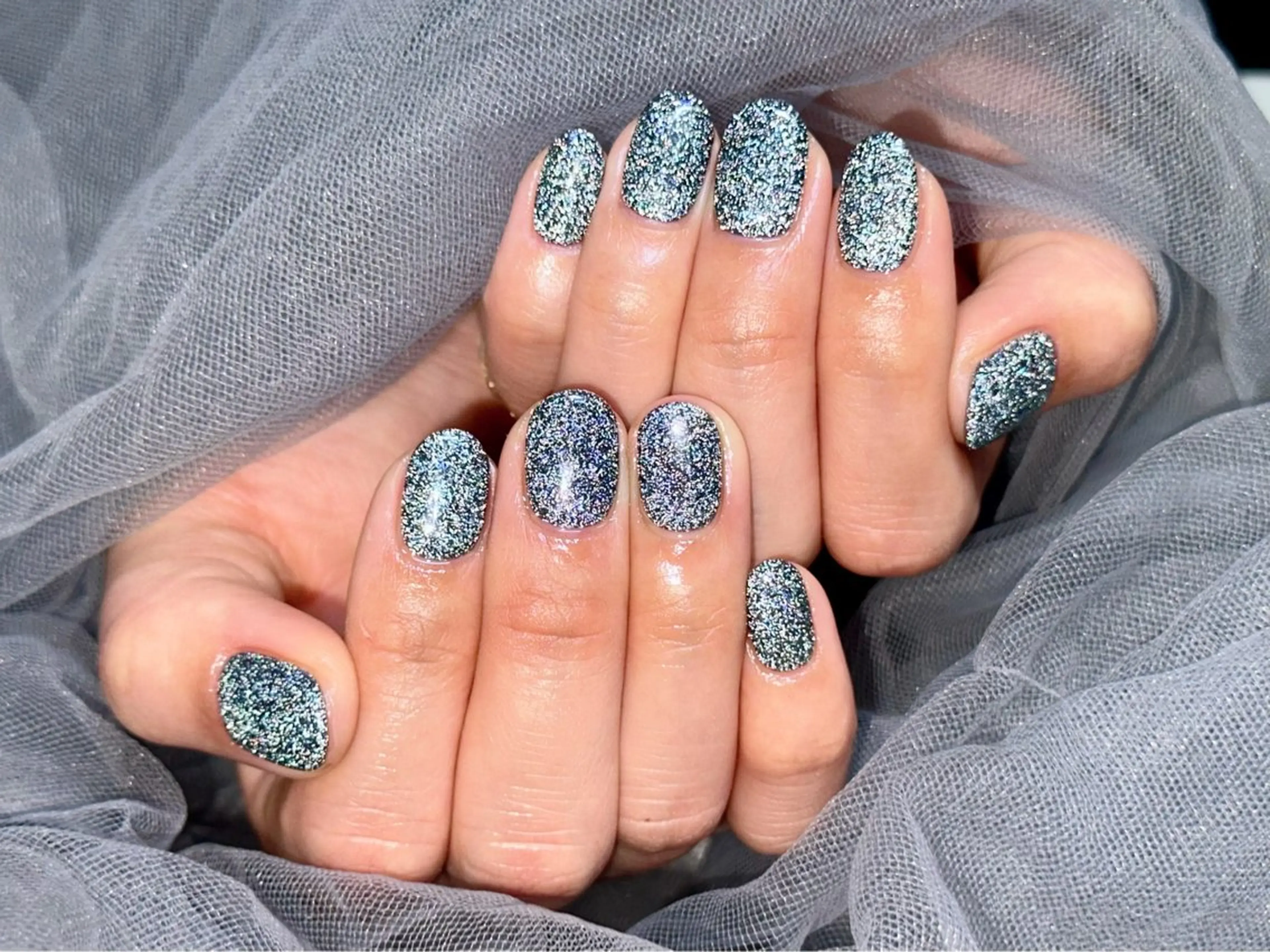 ネイル フラッシュネイル ラメ(グリッター) ハンドネイル KURELLY所属・Nail Salon KURELLYのネイルデザイン