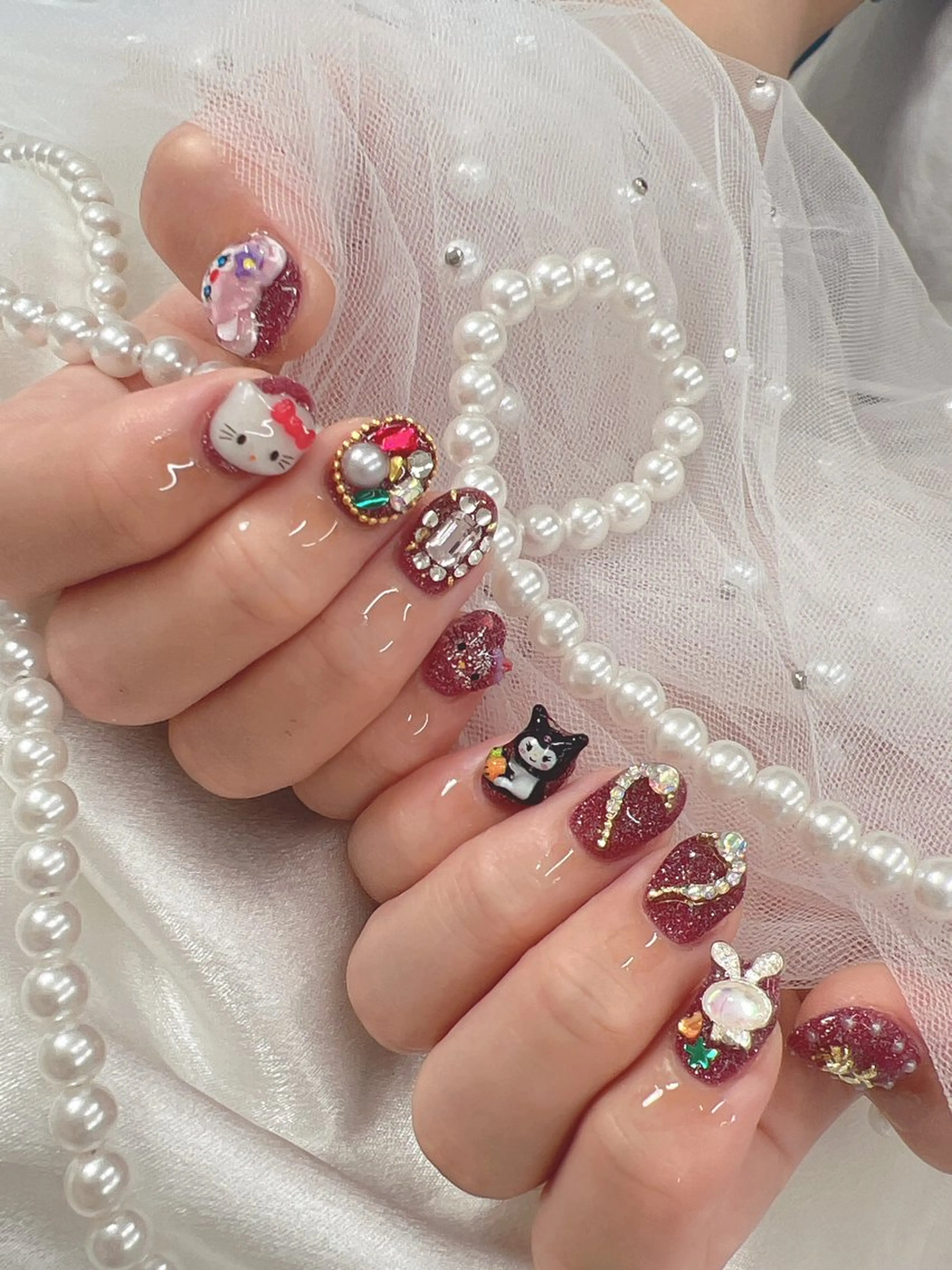 ワンカラー/ラメグラ/フラッシュ＋パーツつけ放題💎の写真
