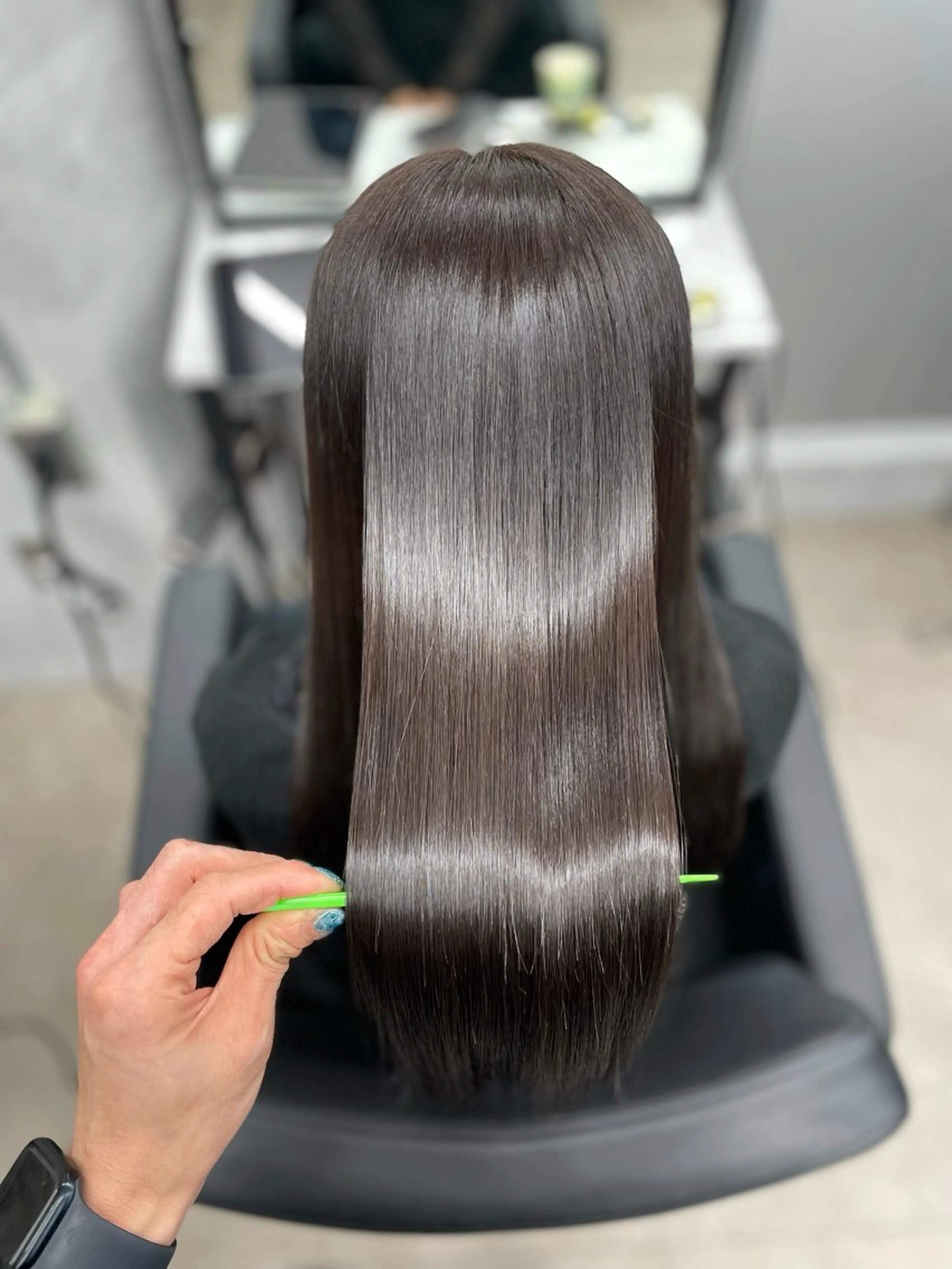 ロング カット ヘアカラー トリートメント 🦄髪質改善トリー トメント🦄イリスのヘアスタイル