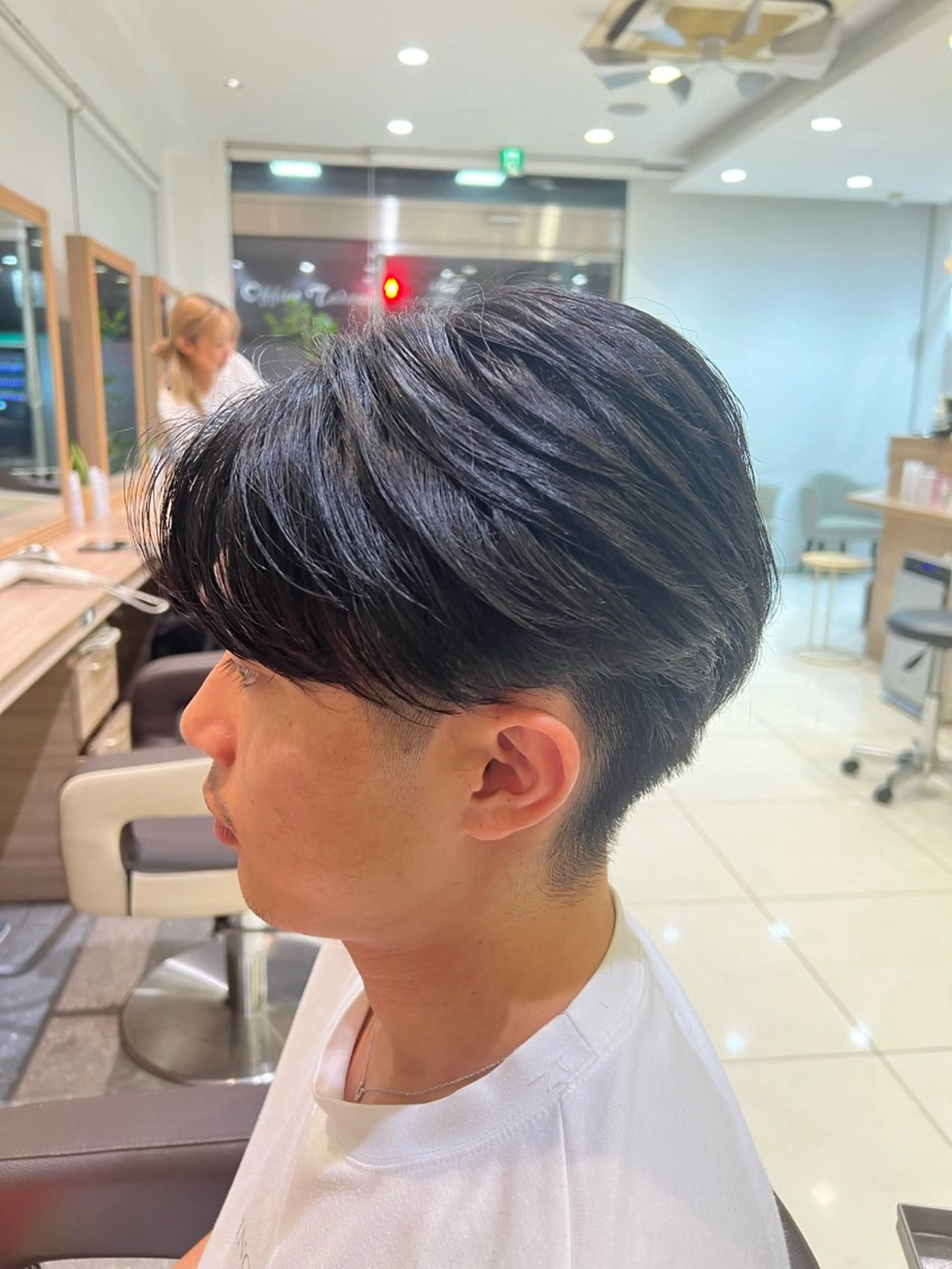 ショート パーマ メンズ カット パーマ 曲がる縮毛矯正・パー マ💈副店長田中💈のヘアスタイル
