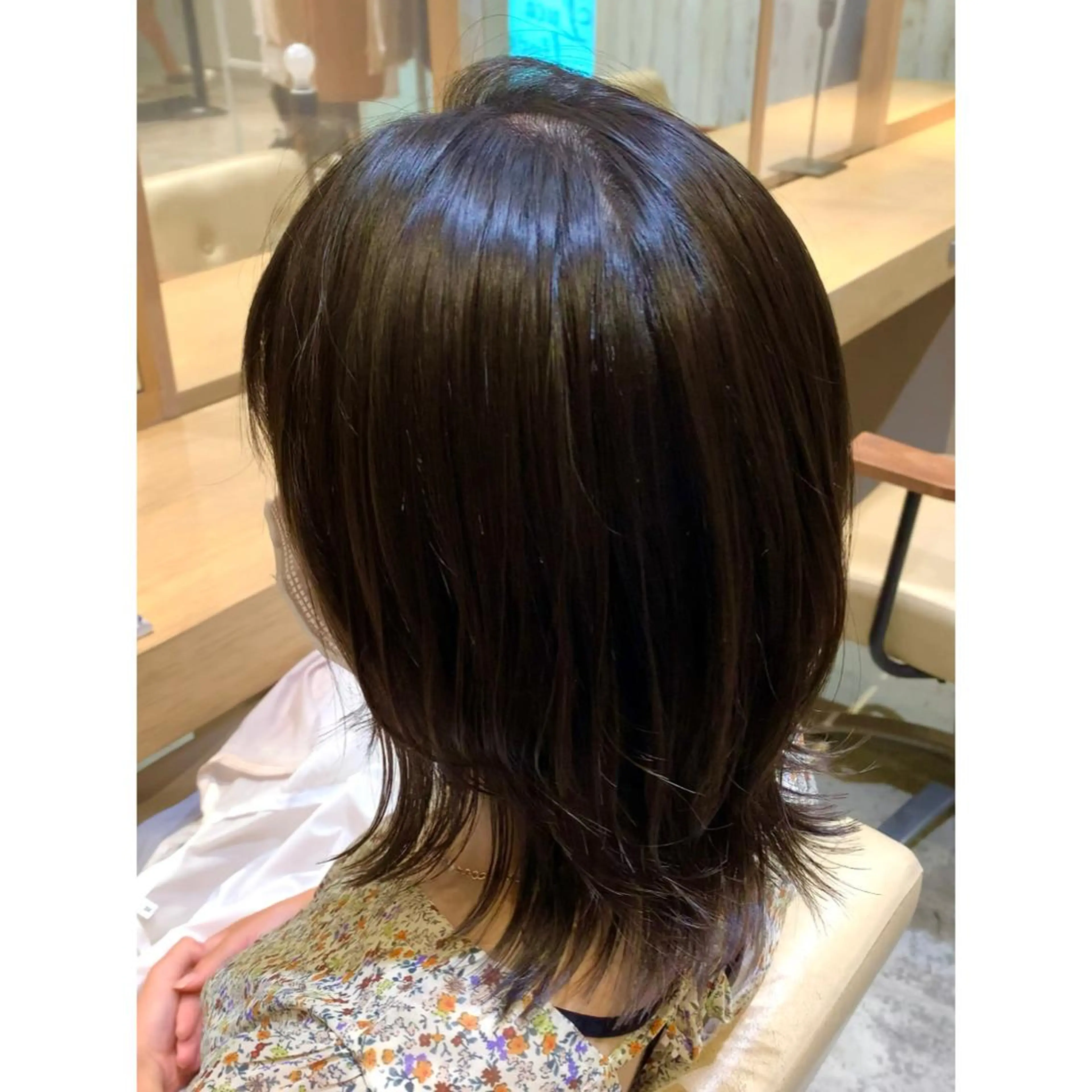 ミディアム 森山 佳小里/カラー /似合わせカットのヘアスタイル