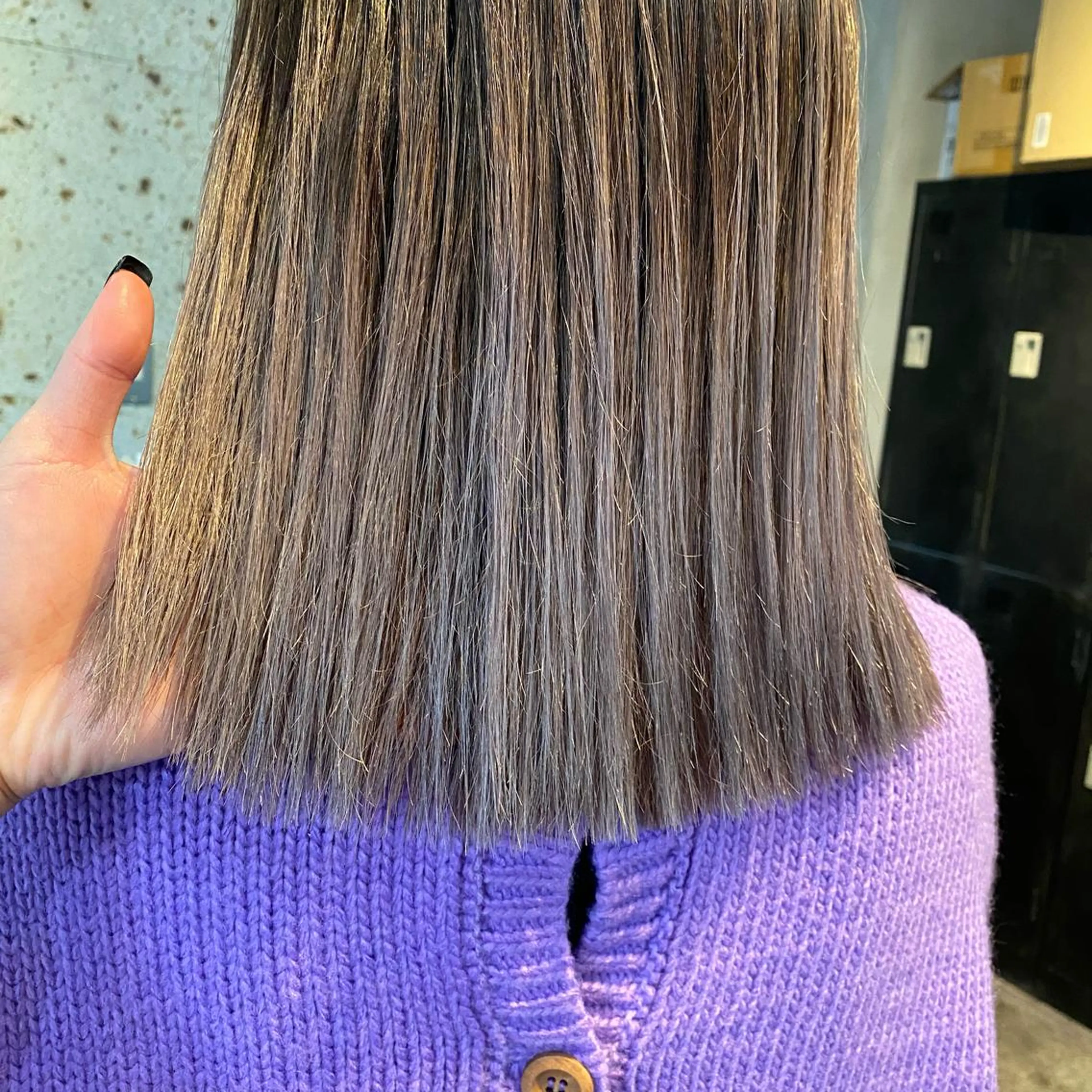 セミロング カット ヘアカラー トリートメント sail所属・sail ミウのヘアスタイル