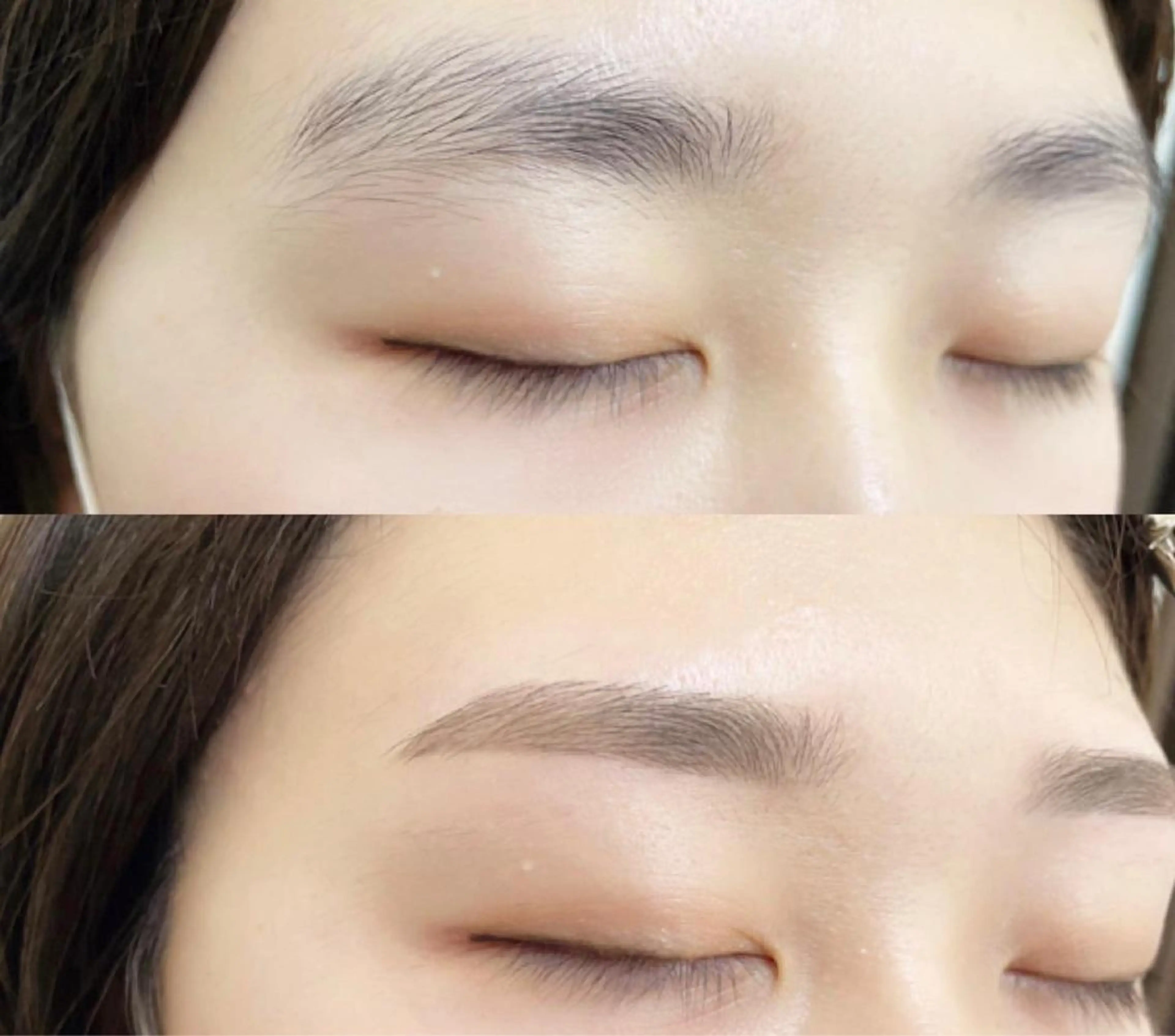 【抜け感★眉スタイリング】プロがデザインするアイブロウWaxスタイリング♪間引き（毛量調整）眉メイク付き。の写真
