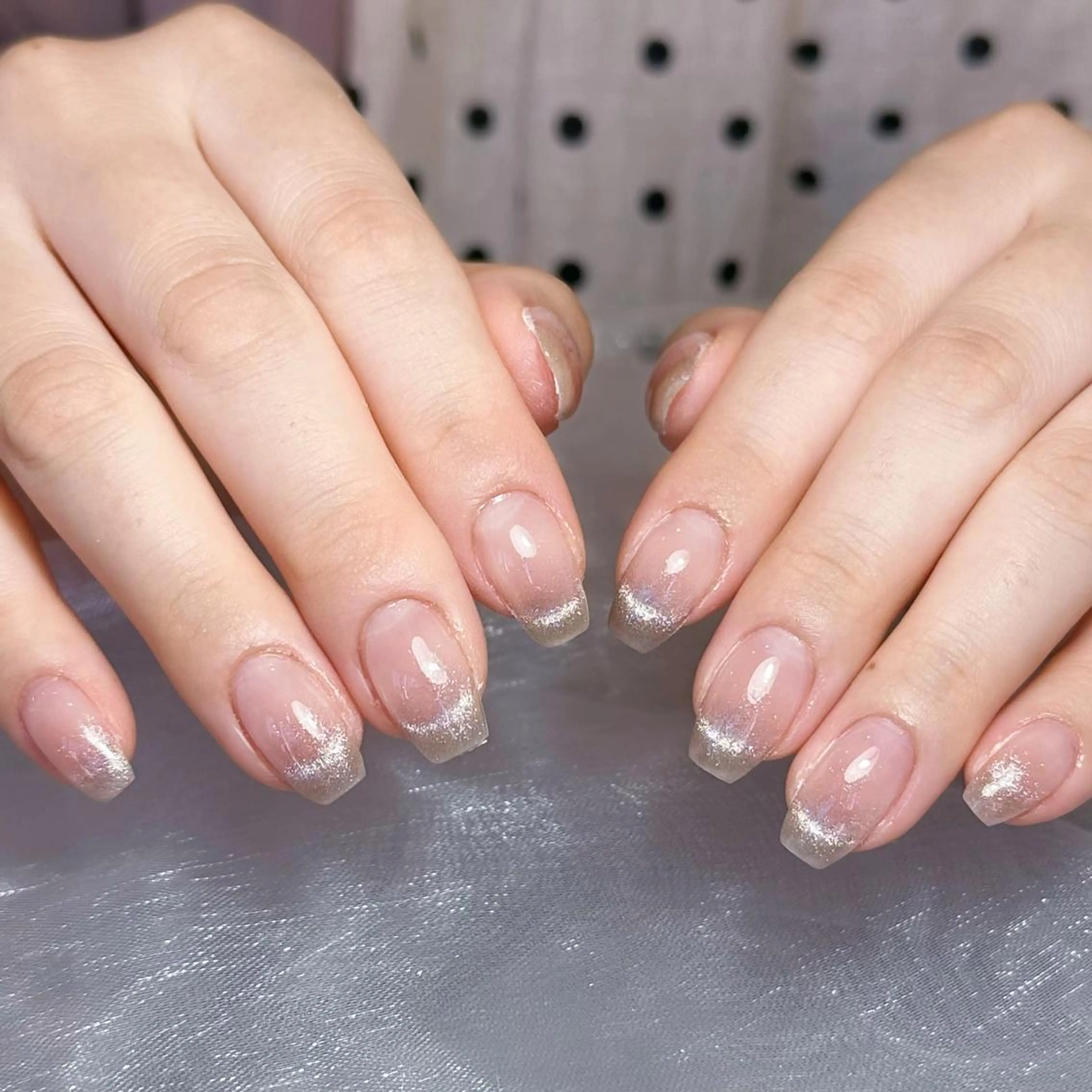 ネイル アートネイル オーロラネイル ガーリー キラキラネイル 韓国ネイル ハンドネイル ハンドケア DIAMOND 💅のネイルデザイン