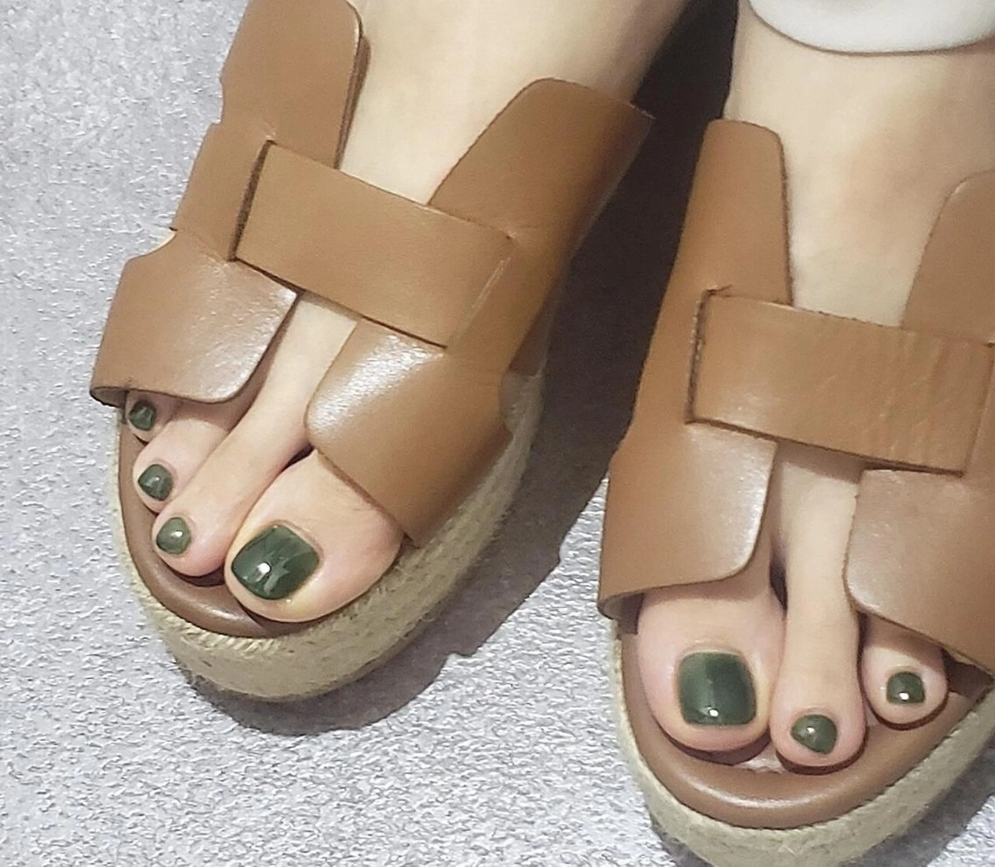 初回様お得！【フットバスケア付】角質ケア＋ワンカラー　※初回ジェルオフ無料の写真