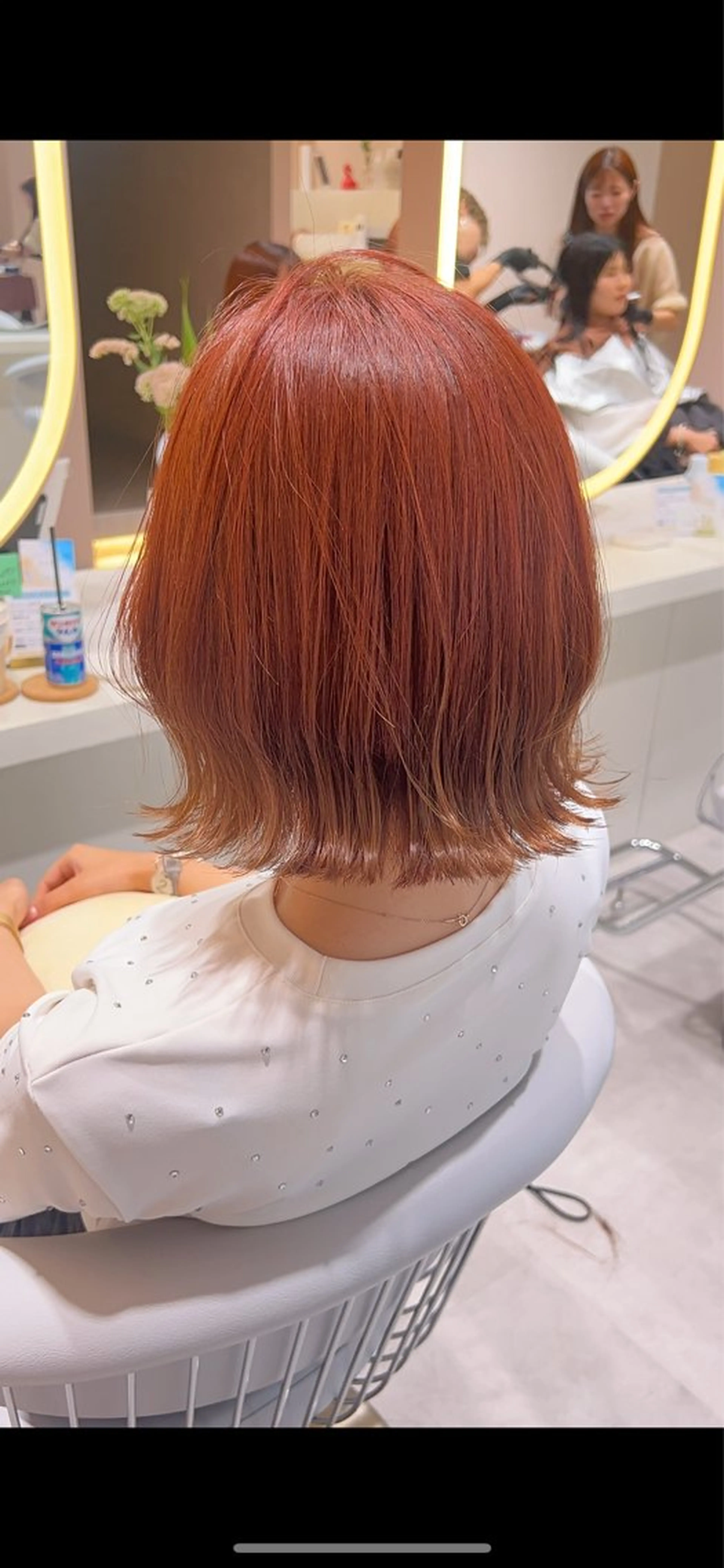 ショート カラー カット トリートメント ボブ/縮毛矯正特化/ 伊藤　怜のヘアスタイル