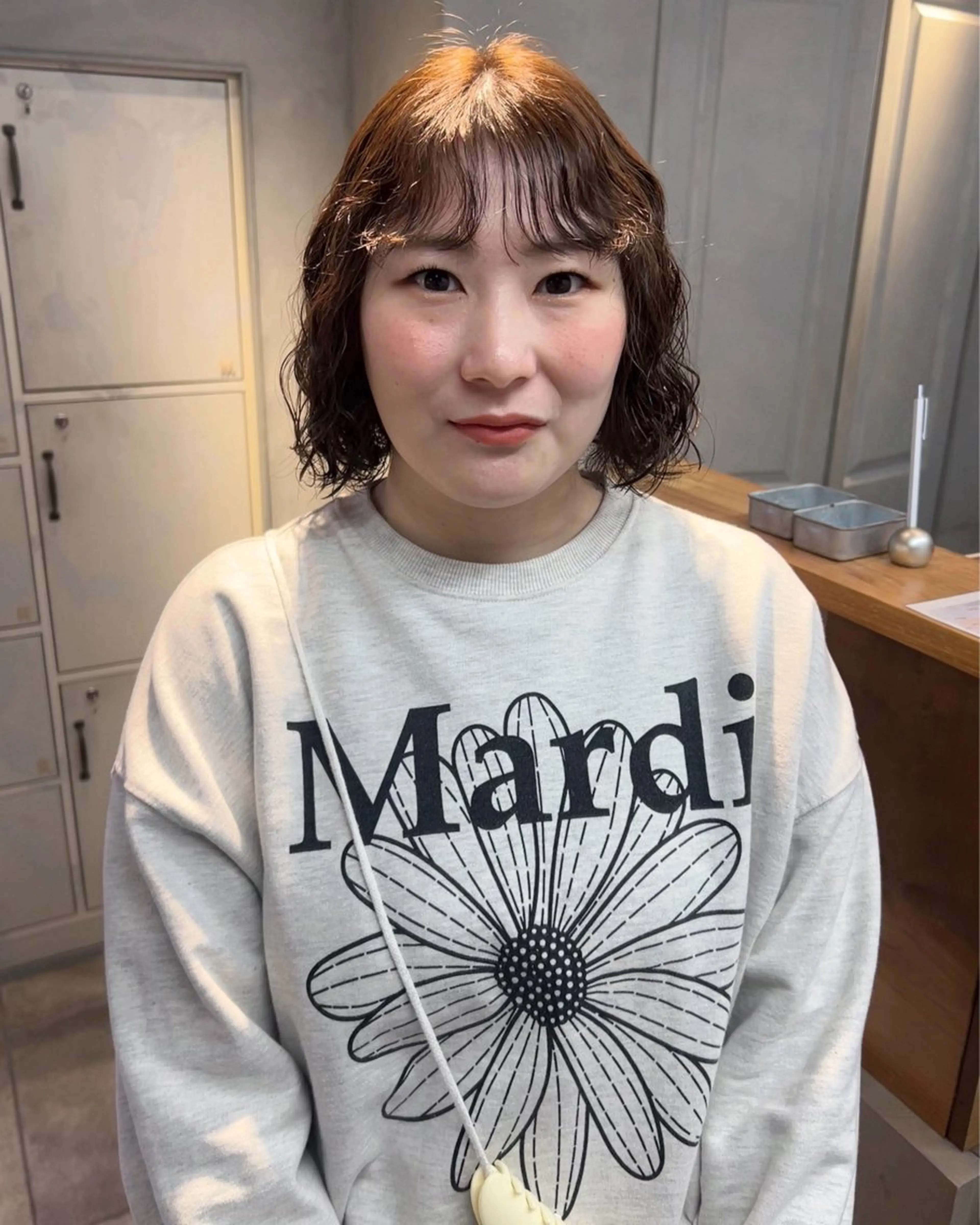 パーマ rena ✶伏見/顔周りカットのヘアスタイル