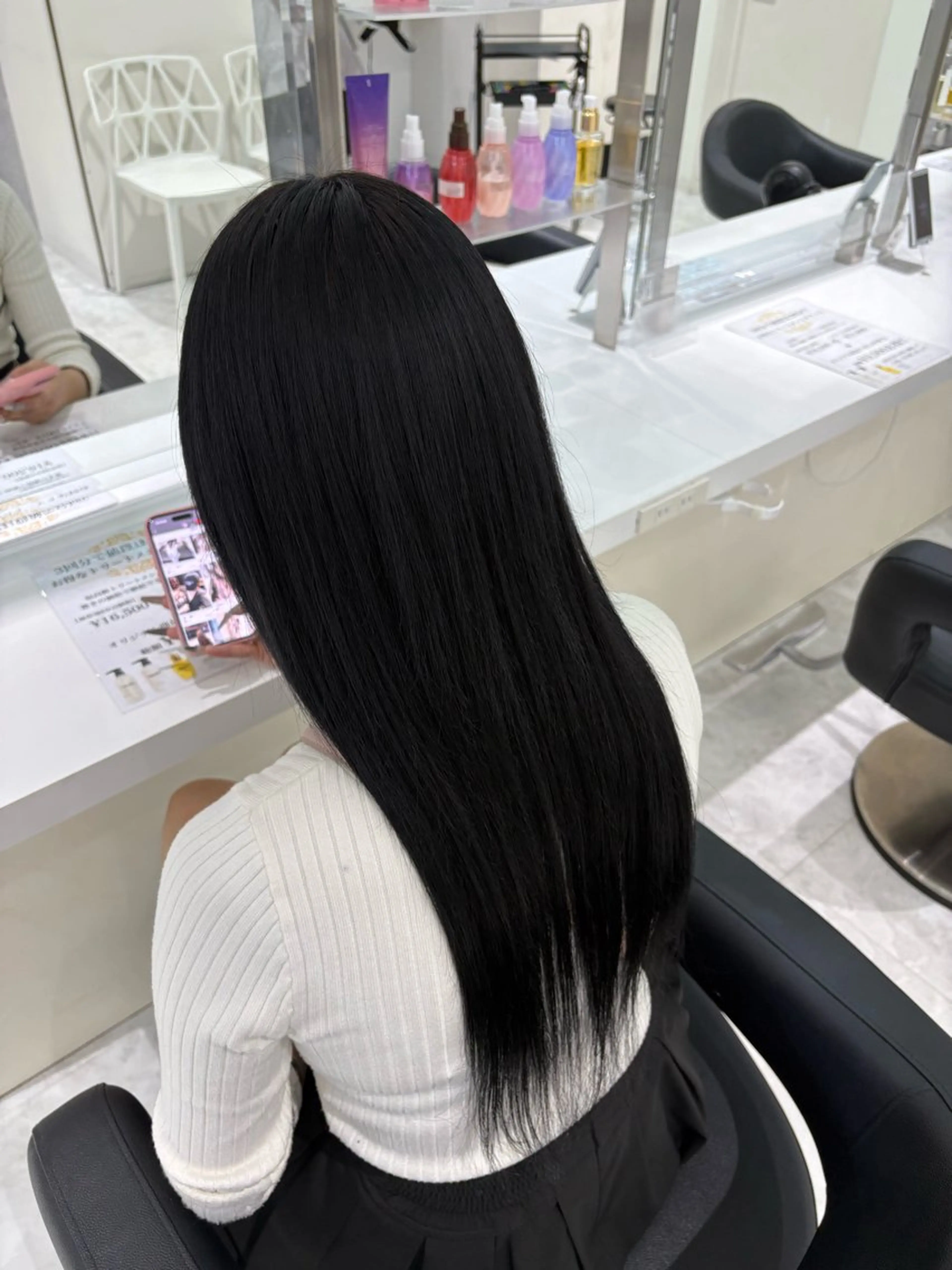 ロング カラー ヘアカラー 🤍ྀི透ける寒色 Cocoa🤍ྀིのヘアスタイル