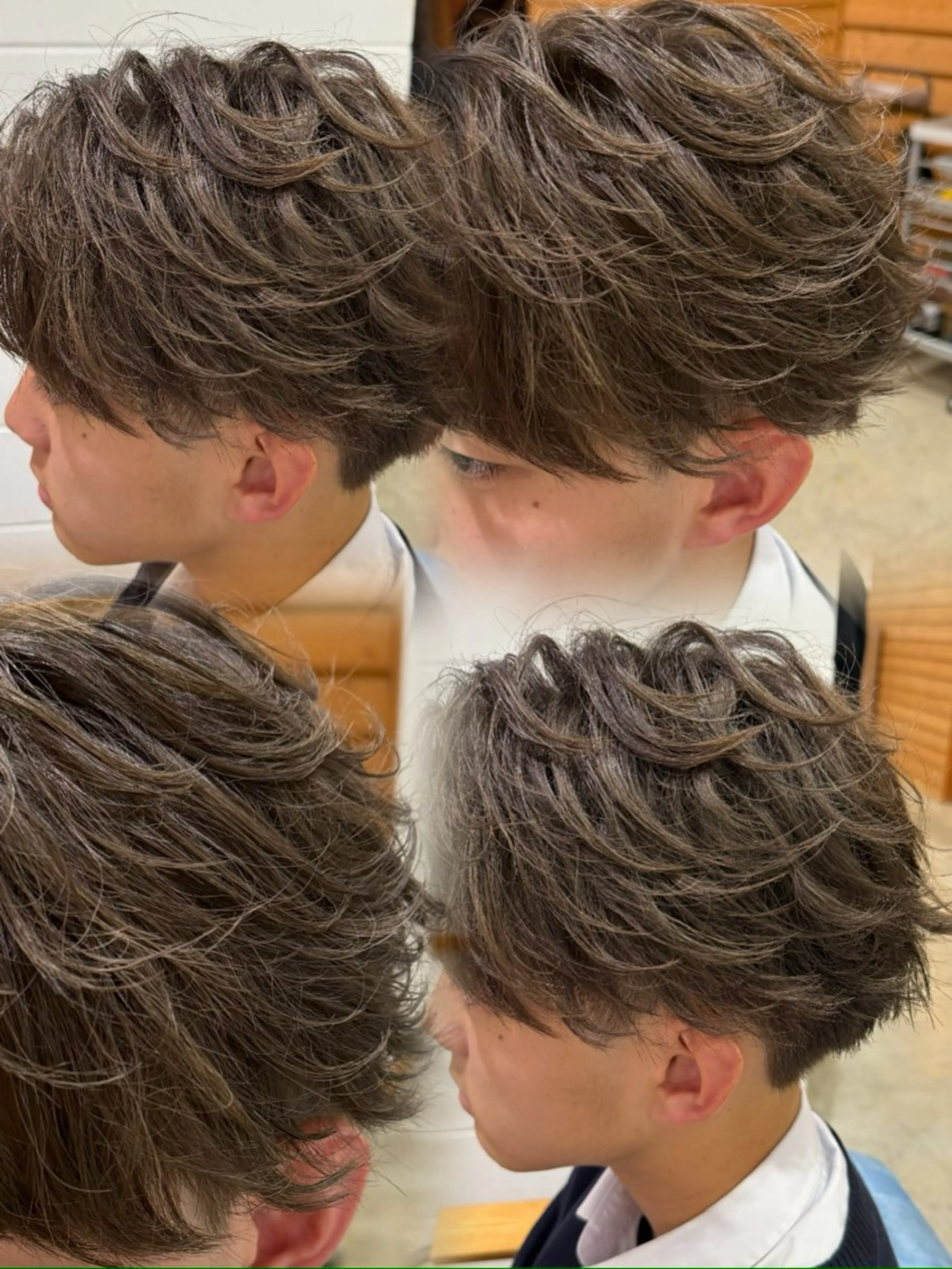 【▪️人気No.1▪️】メンズカット＋ニュアンスorフェザーパーマ＋残臭処理の写真