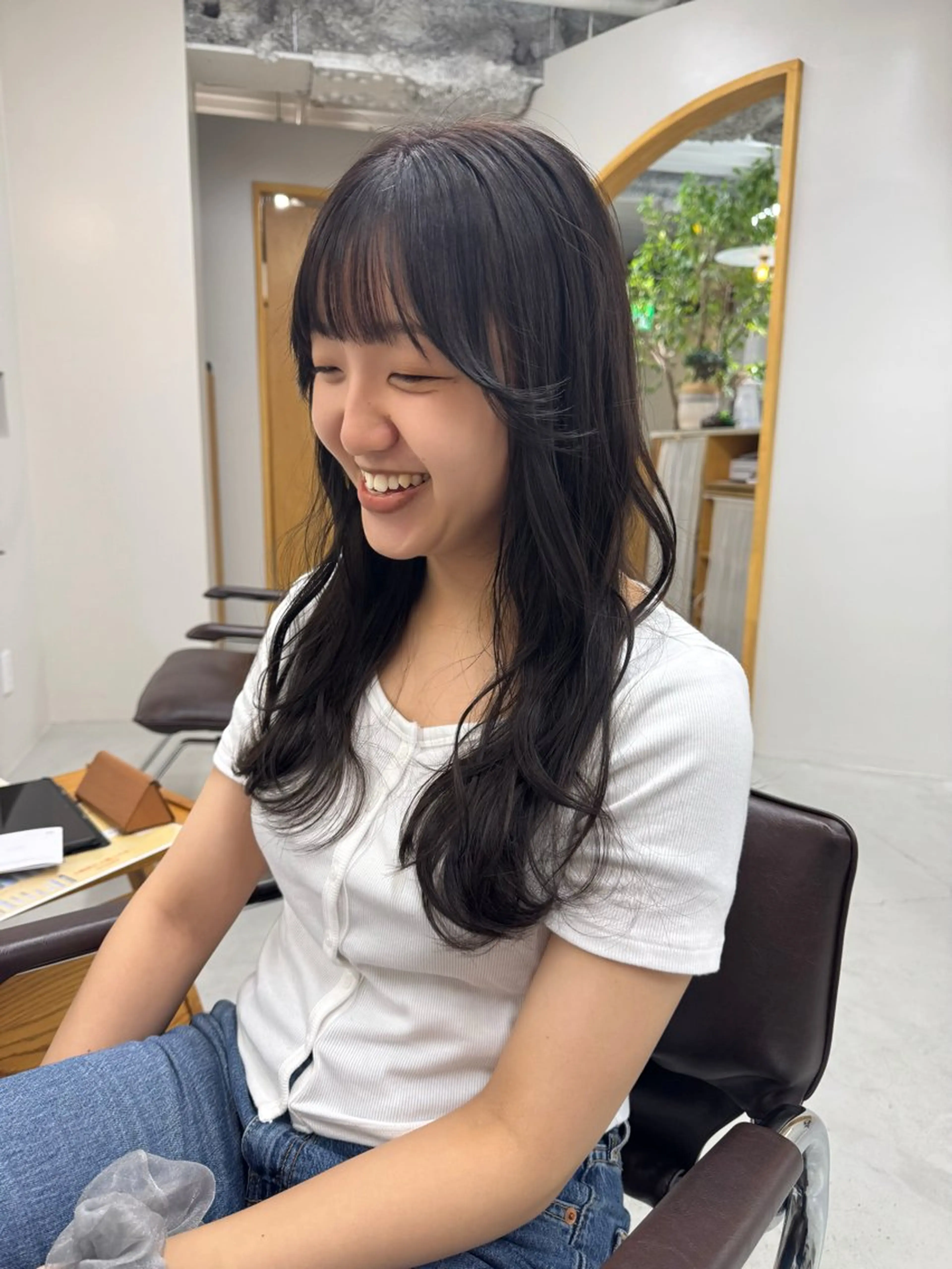 ロングカットモデルの写真