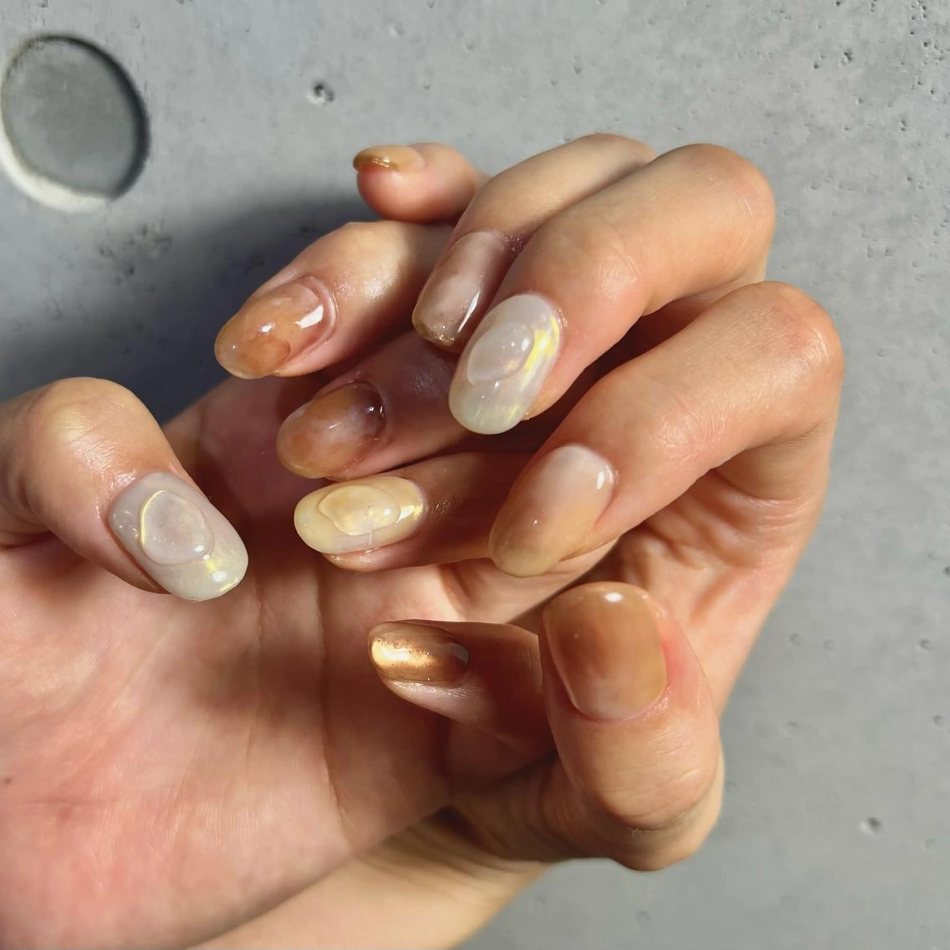 ネイル ハンドネイル nuás nailのネイルデザイン
